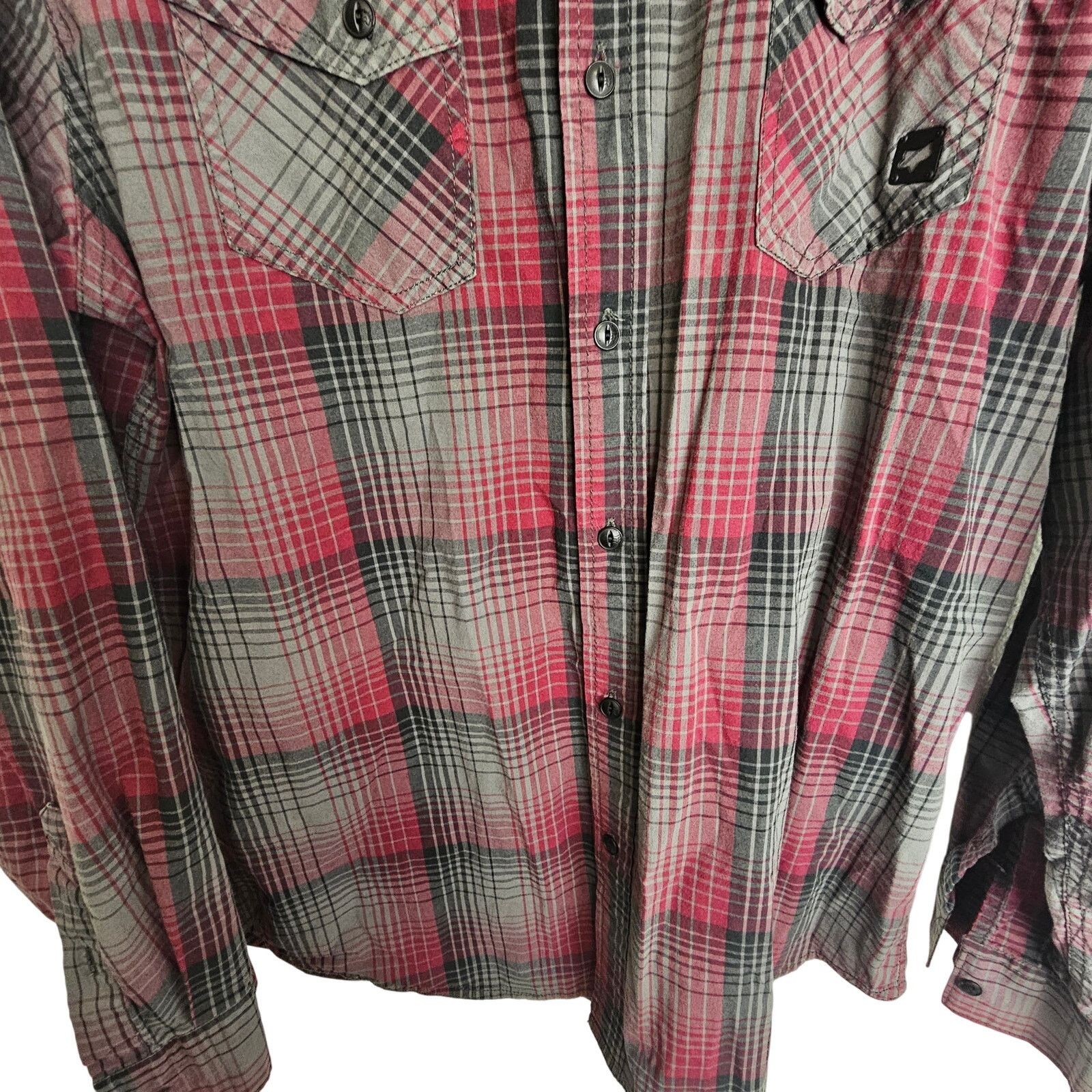 Fox Racing Fox Racing Mens Plaid Button Shirt Size L Casual Grunge Gorp Size US L / EU 52-54 / 3 - 3 Thumbnail