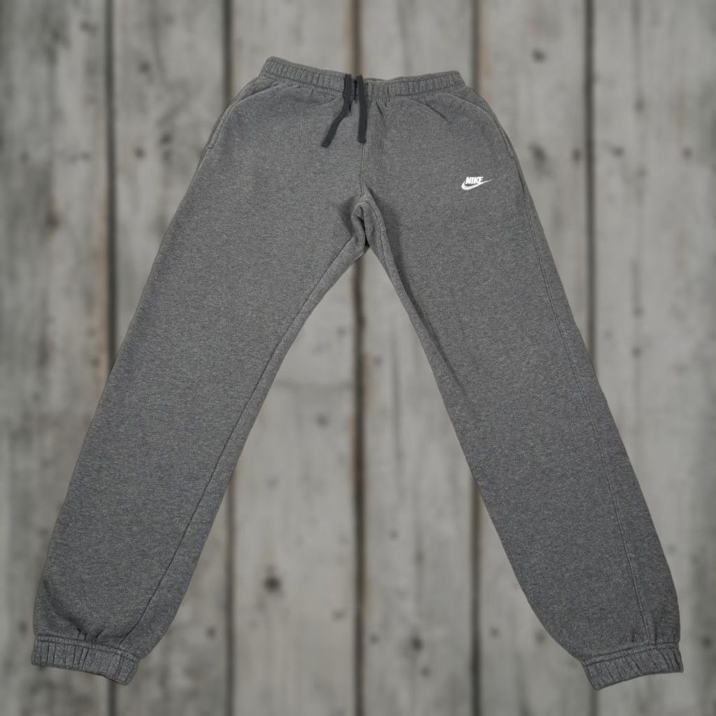 Nike Nike Pants Mens M Gray Club Fleece Joggers Sweatpants Drawstring Gym Basic Size US 31 - 1 Thumbnail