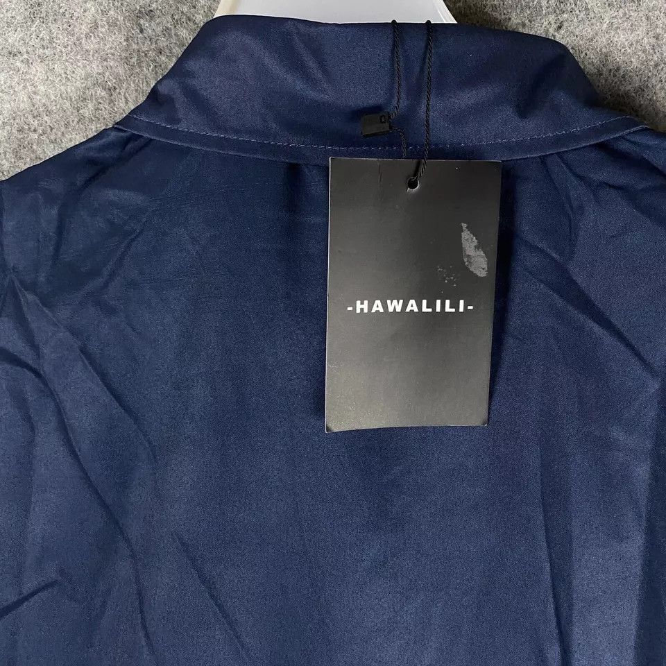 Other Hawalili Button Up Shirt Men's Short Sleeve NWT Polyester L Size US L / EU 52-54 / 3 - 7 Thumbnail