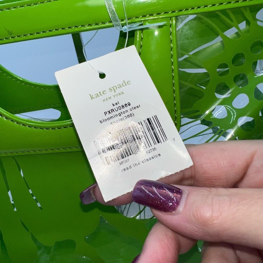Kate Spade Kate Spade Kei Bloomington Clear Apple Top Handle Clutch Bag Size ONE SIZE - 6 Thumbnail