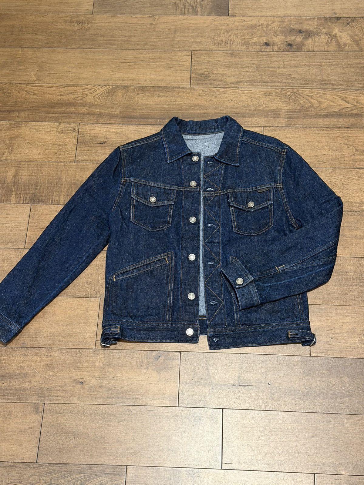 Tom Ford Tom Ford Classic Indigo Denim Trucker Jacket Made in USA Size US S / EU 44-46 / 1 - 1 Thumbnail