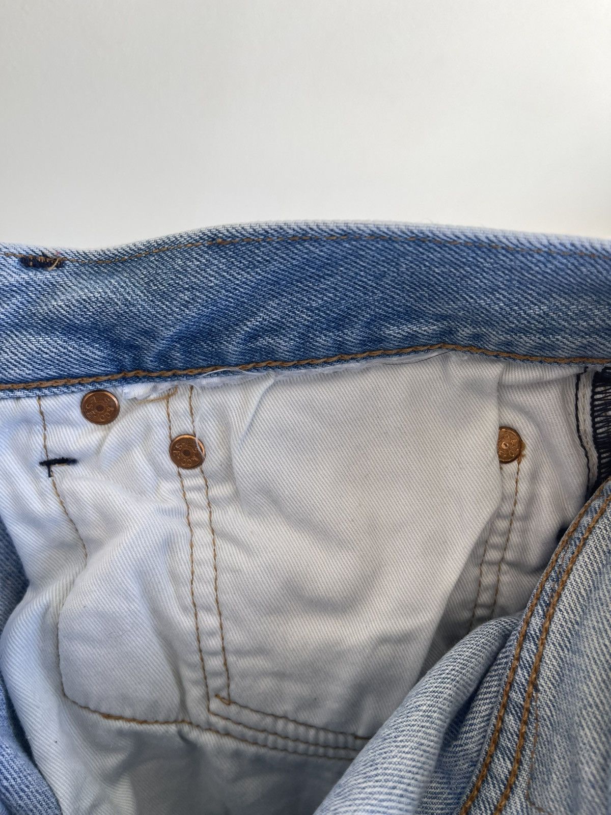 Levi's Premium 501 Big E Straight Tapered Regular Fit Denim Jeans Size US 36 / EU 52 - 14 Thumbnail