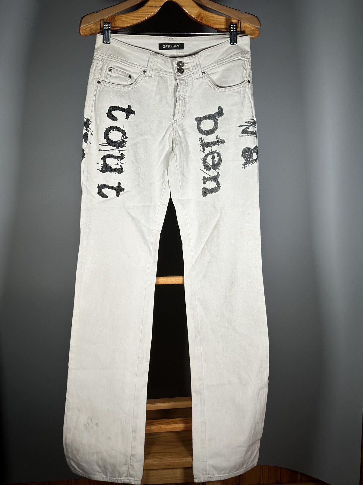 Gianfranco Ferre Gianfranco Ferre denim Jeans 🔥 vntg rare 90s Size 28" / US 6 / IT 42 - 2 Thumbnail