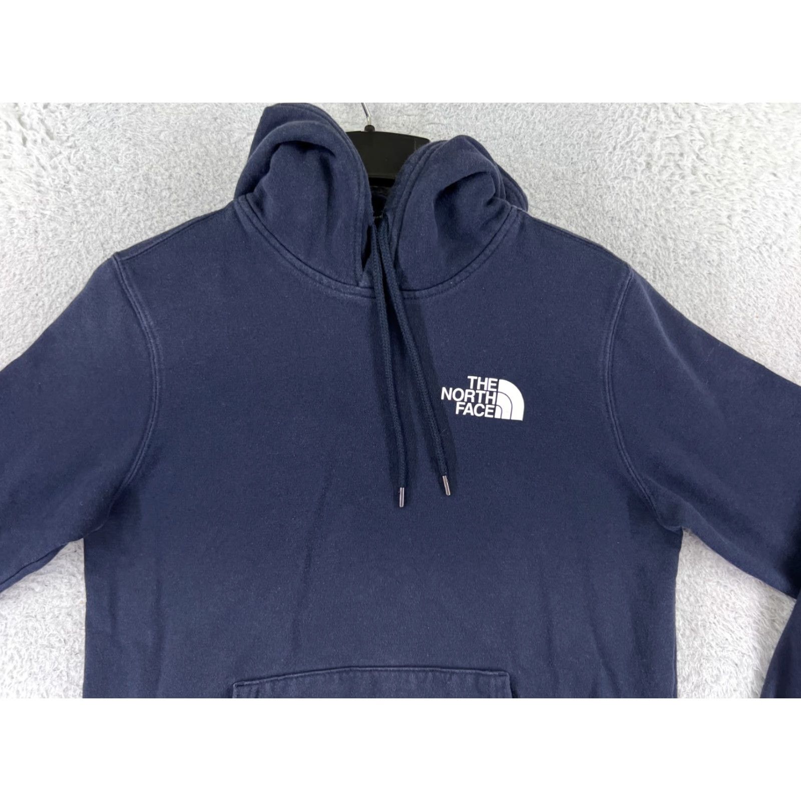 The North Face The North Face Hoodie Womens M Blue Logo Pocket Sweatshirt Cotton Blend Pullover Long Sleeve Crew Neck Size M / US 6-8 / IT 42-44 - 7 Thumbnail