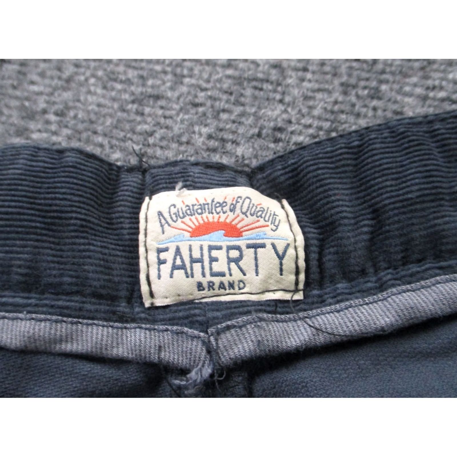 Faherty Faherty Pants Mens 38 Gray Chino Corduroy Stretch Preppy Golf Straight Business Size US 38 / EU 54 - 7 Thumbnail
