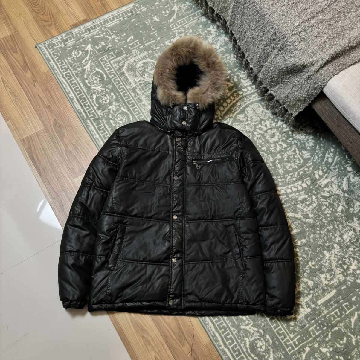 14th Addiction × If Six Was Nine × Le Grande Bleu (L.G.B.) Kaule Fur jacket IfSixWasNine LGB Style Size US L / EU 52-54 / 3 - 1 Thumbnail