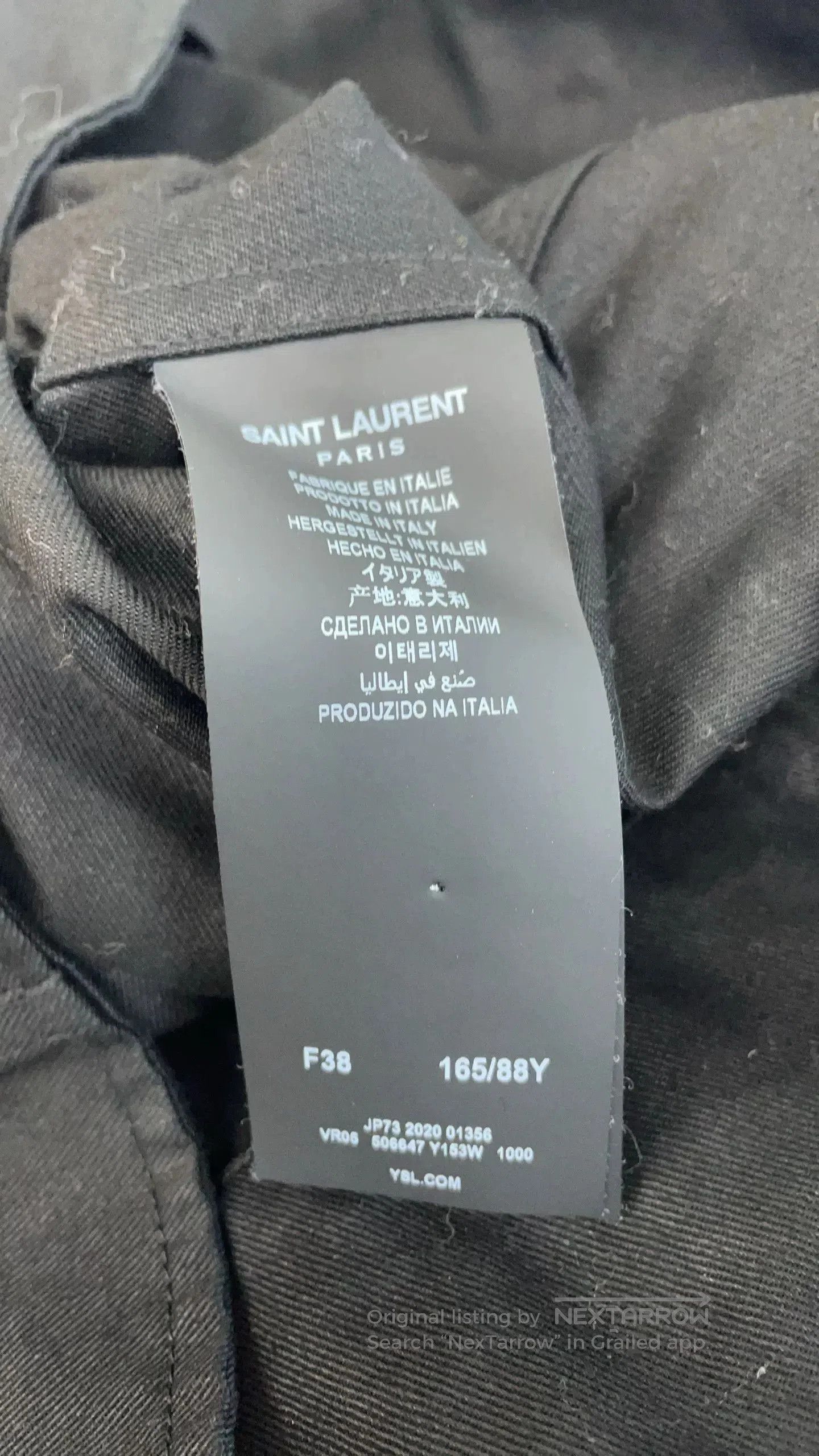 Saint Laurent Paris Saint Laurent Black Utility Jacket. Size US M / EU 48-50 / 2 - 4 Thumbnail