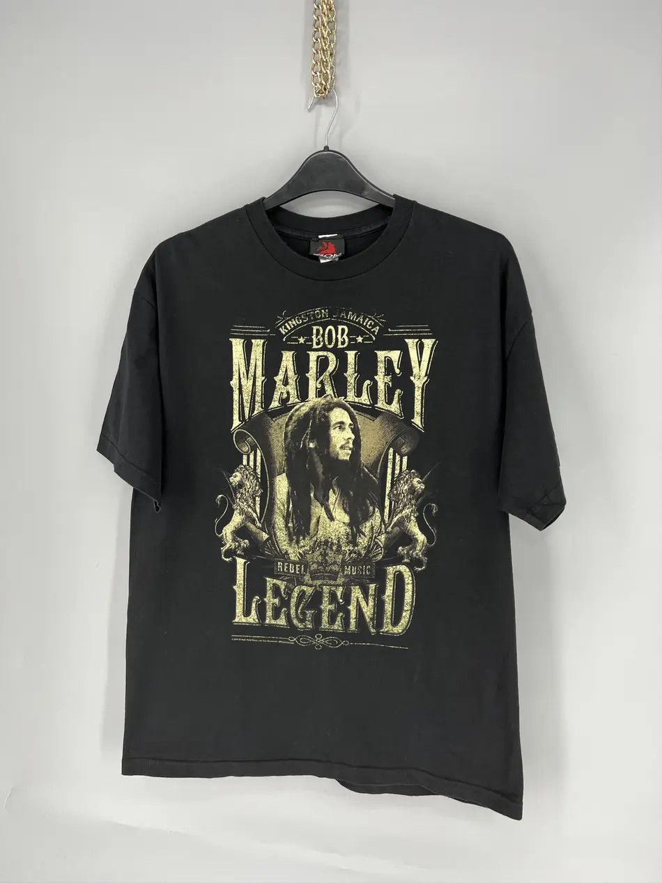 Band Tees × Vintage Bob Marley vintage 2010 big logo T-shirts size XL Size US XL / EU 56 / 4 - 3 Thumbnail