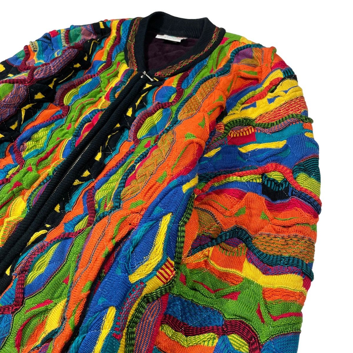 Coogi × Vintage VINTAGE COOGI 90’s ZIPPER KNITWEAR SWEATER Size US M / EU 48-50 / 2 - 11 Thumbnail