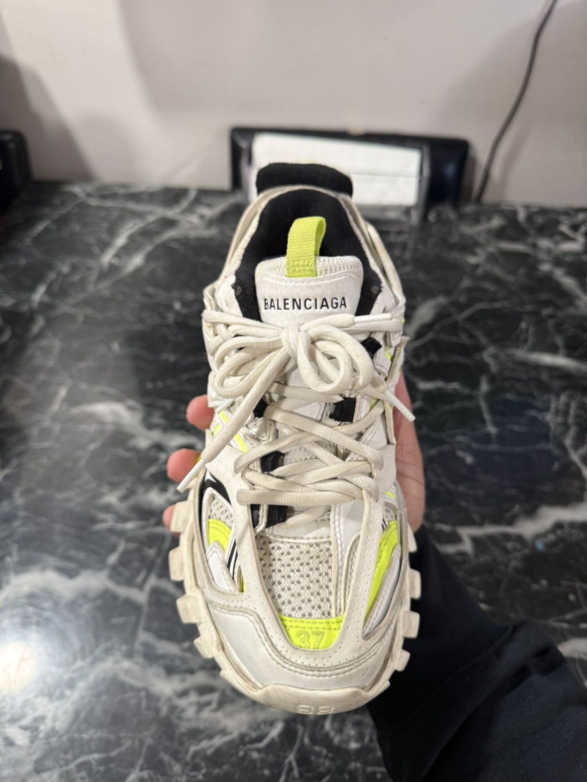 Balenciaga Balenciaga Track White Yellow Size 37 EU / 7 US Size US 7 / IT 37 - 10 Thumbnail