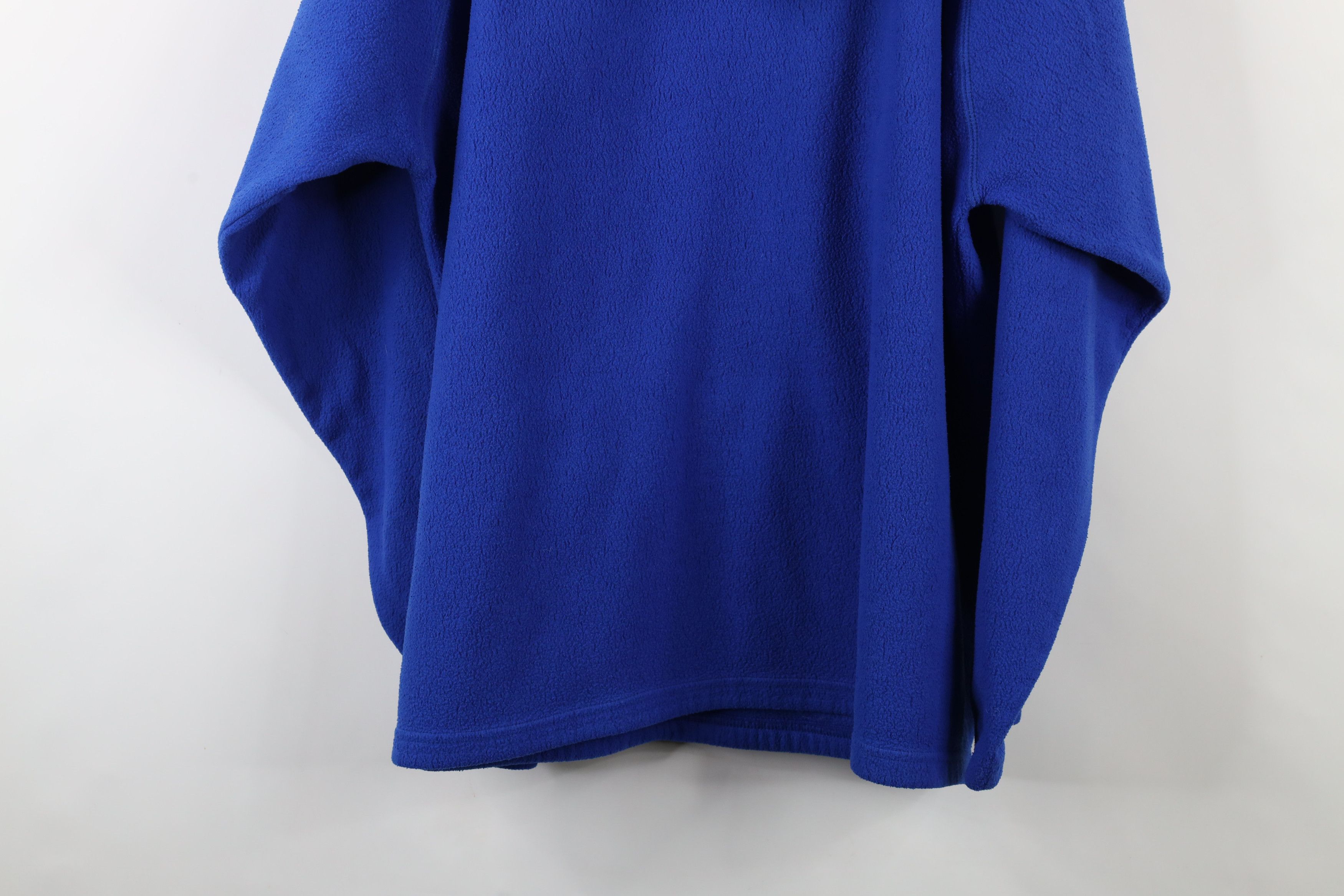 Vintage Vintage 90s Streetwear Blank Baggy Fleece Hoodie Sweatshirt Size US XXL / EU 58 / 5 - 12 Thumbnail