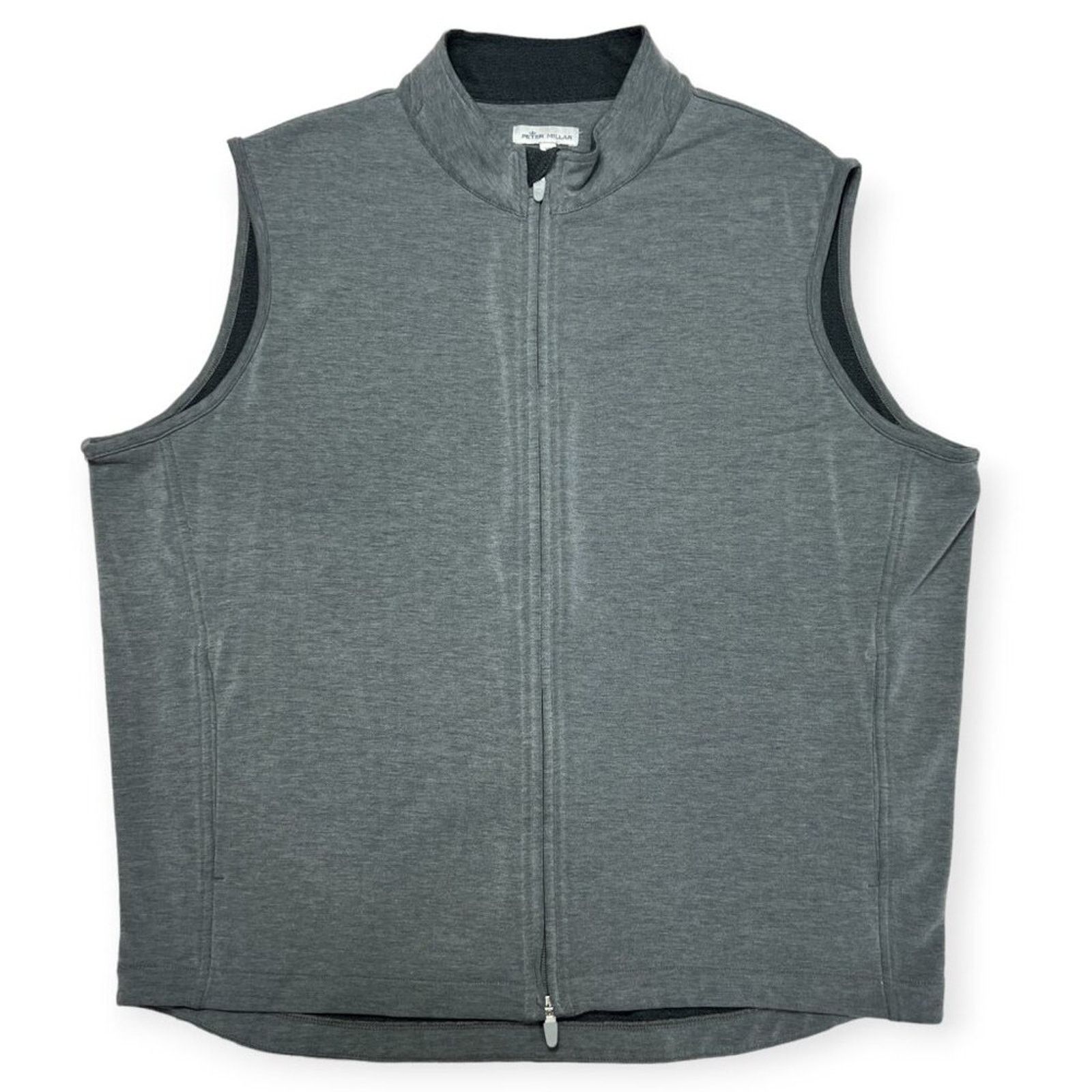 Peter Millar Peter Millar Golf Vest Gray XL Full Zip Fleece Size US XL / EU 56 / 4 - 1 Thumbnail