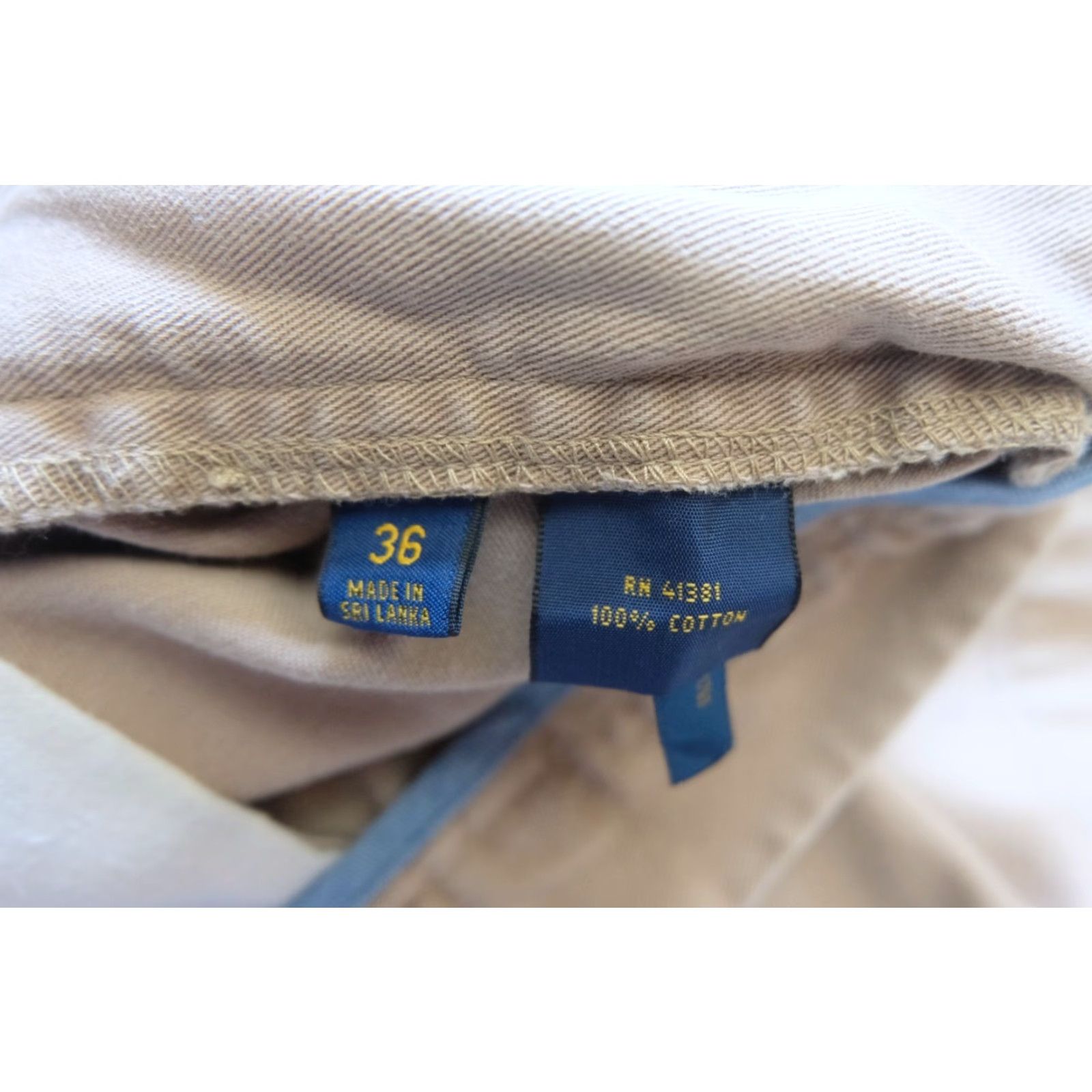 Polo Ralph Lauren VINTAGE Polo Ralph Lauren POLO 90s Y2K CLASSIC FIT KHAKI COTTON CHINO 9" SHORTS MEN SZ 36 Size US M / EU 48-50 / 2 - 8 Thumbnail