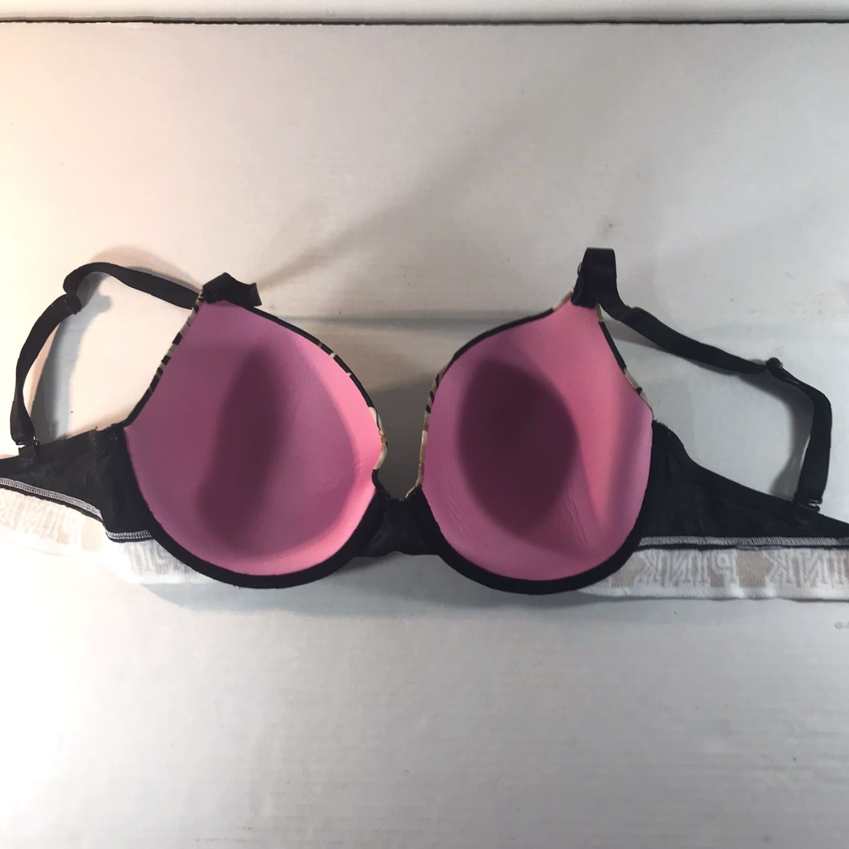 Victoria's Secret Victoria's Secret Pink Women's Push Up Bra 36D Floral Lightly Lined Multicolor Size ONE SIZE - 2 Thumbnail