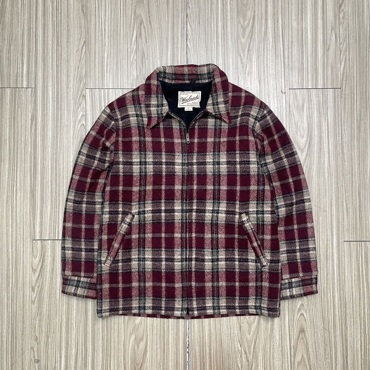 Woolrich Woolen Mills 90’s Woolrich Plaid Sherpa Jacket Size US M / EU 48-50 / 2 - 1 Thumbnail