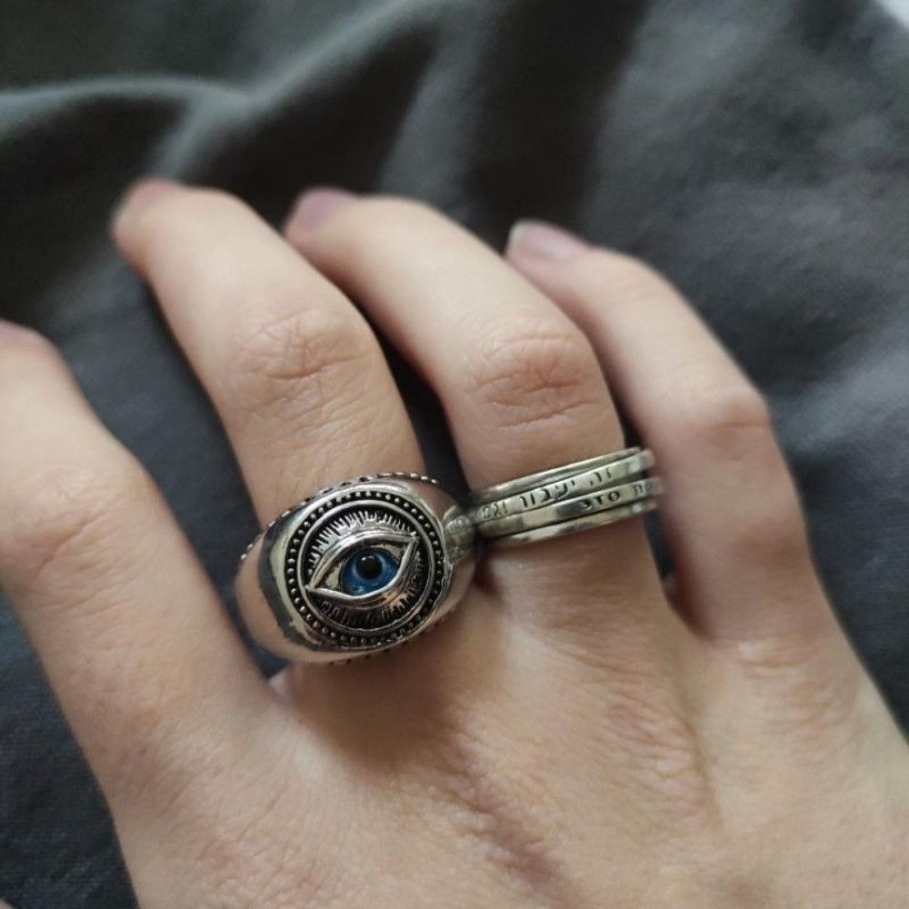 Japanese Brand Devil Eyes Niche Ring Gothic Size ONE SIZE - 1 Thumbnail