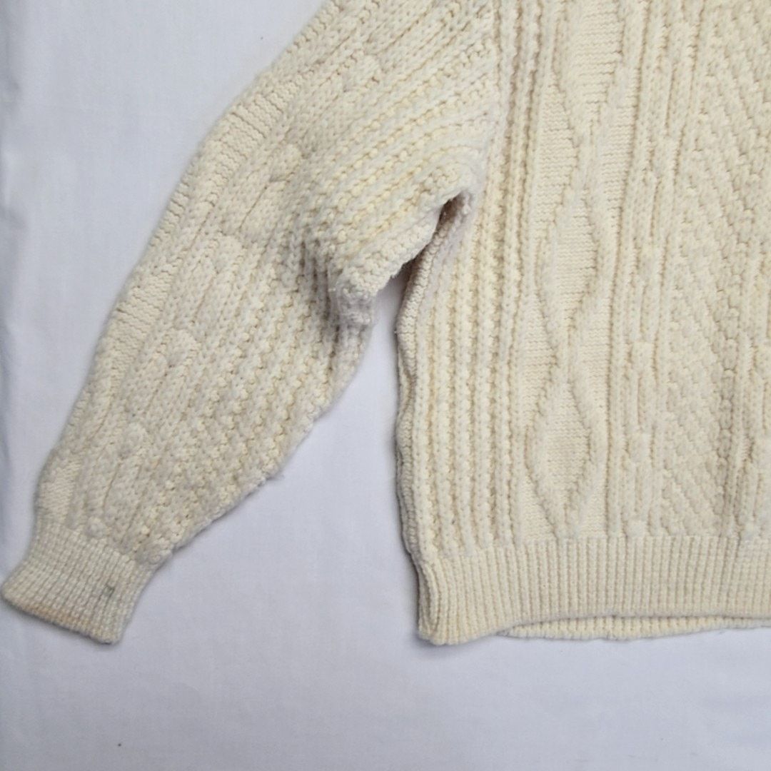 Sears Vintage Sears Sweater Cable Knit Wool 70s Mock Neck Small Size US S / EU 44-46 / 1 - 5 Thumbnail
