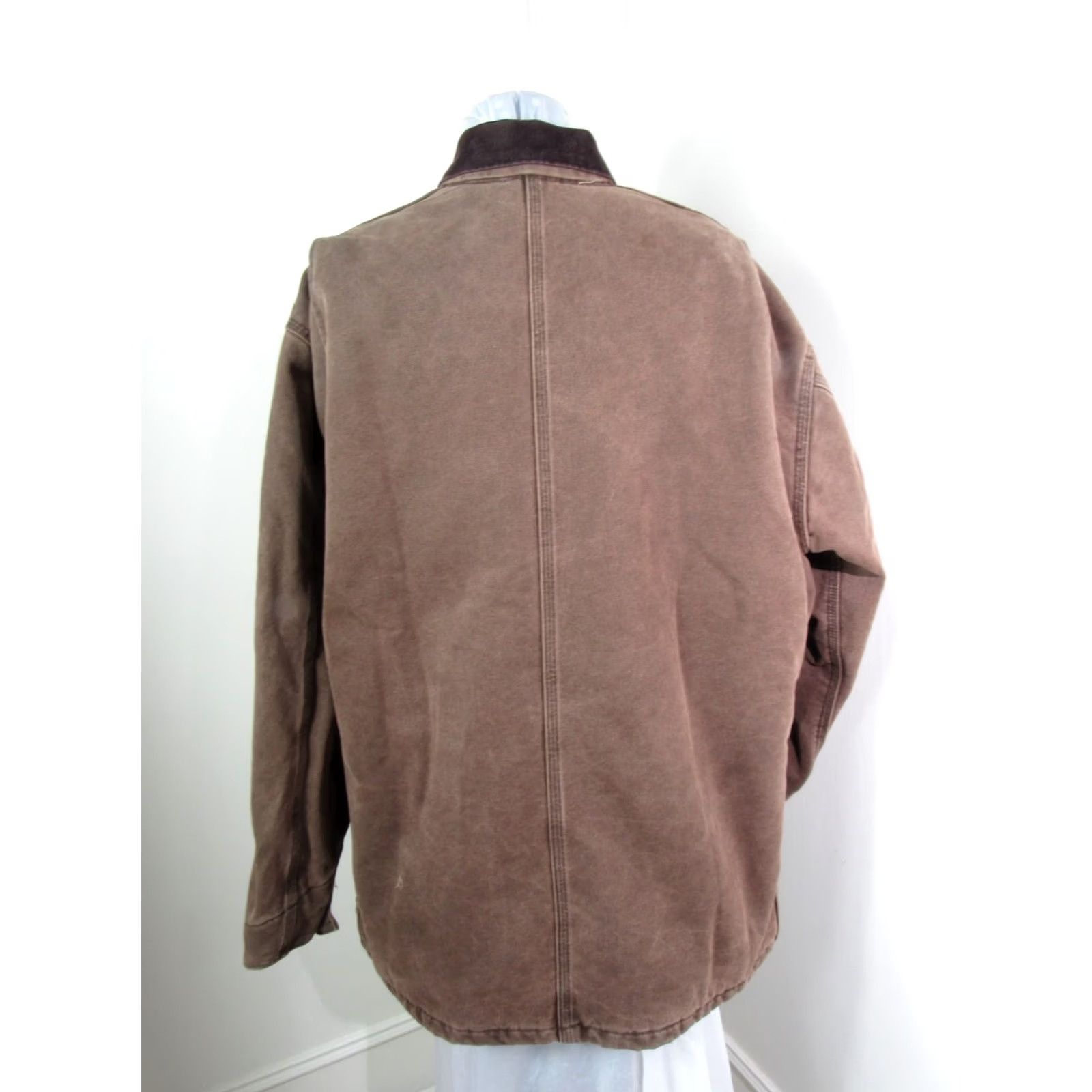 Carhartt VINTAGE Carhartt Jacket Chore Coat Men 2XL Blanket-Lined Duck Brown Canvas J97 JACKET/COAT MID-LENGTH Work Coat Regular Mens Brown 2XL Size US XXL / EU 58 / 5 - 7 Thumbnail