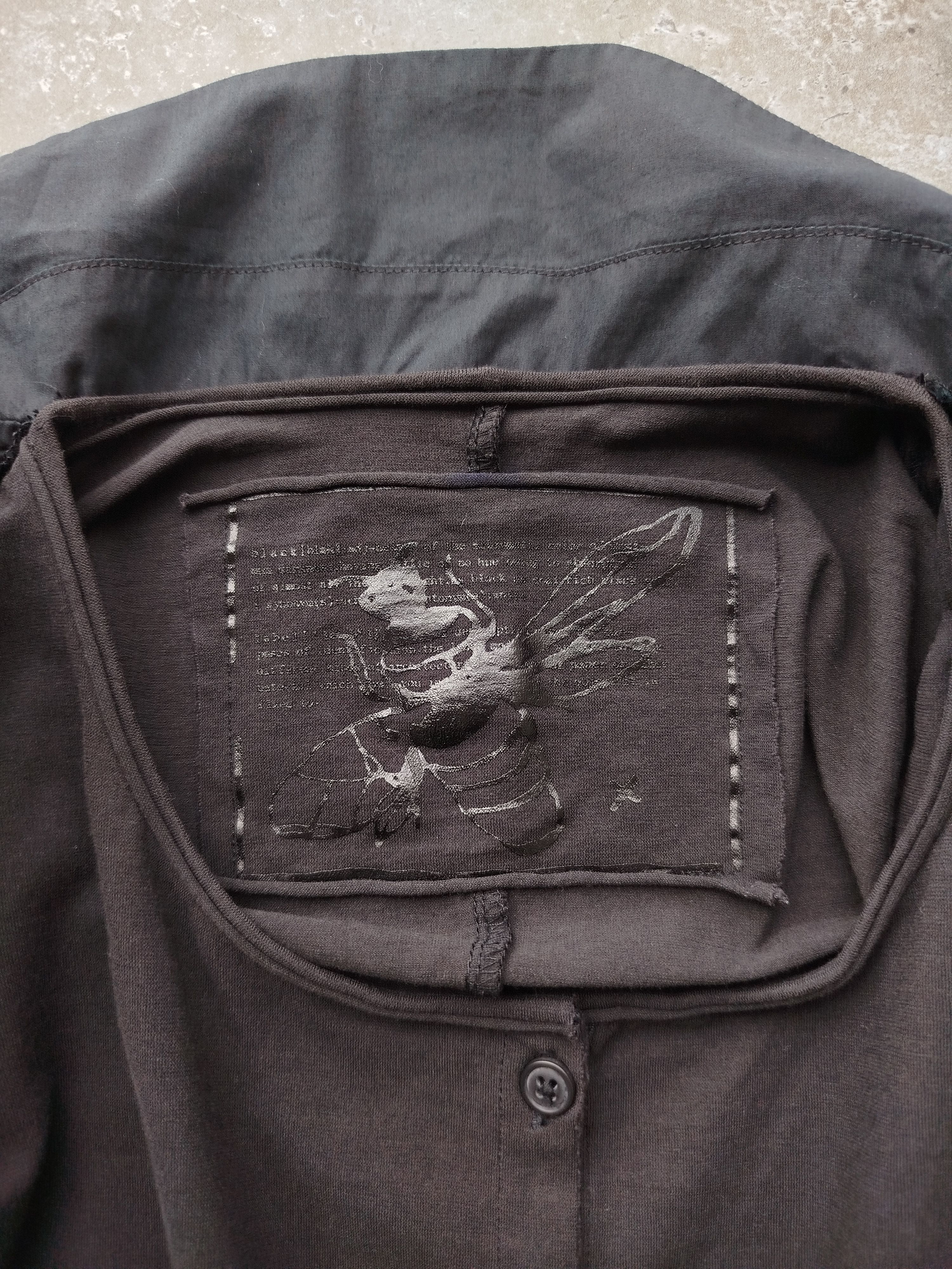 Rundholz Blazer Top Long Sleeve Pockets Layered Cotton Size M Size M / US 6-8 / IT 42-44 - 12 Thumbnail