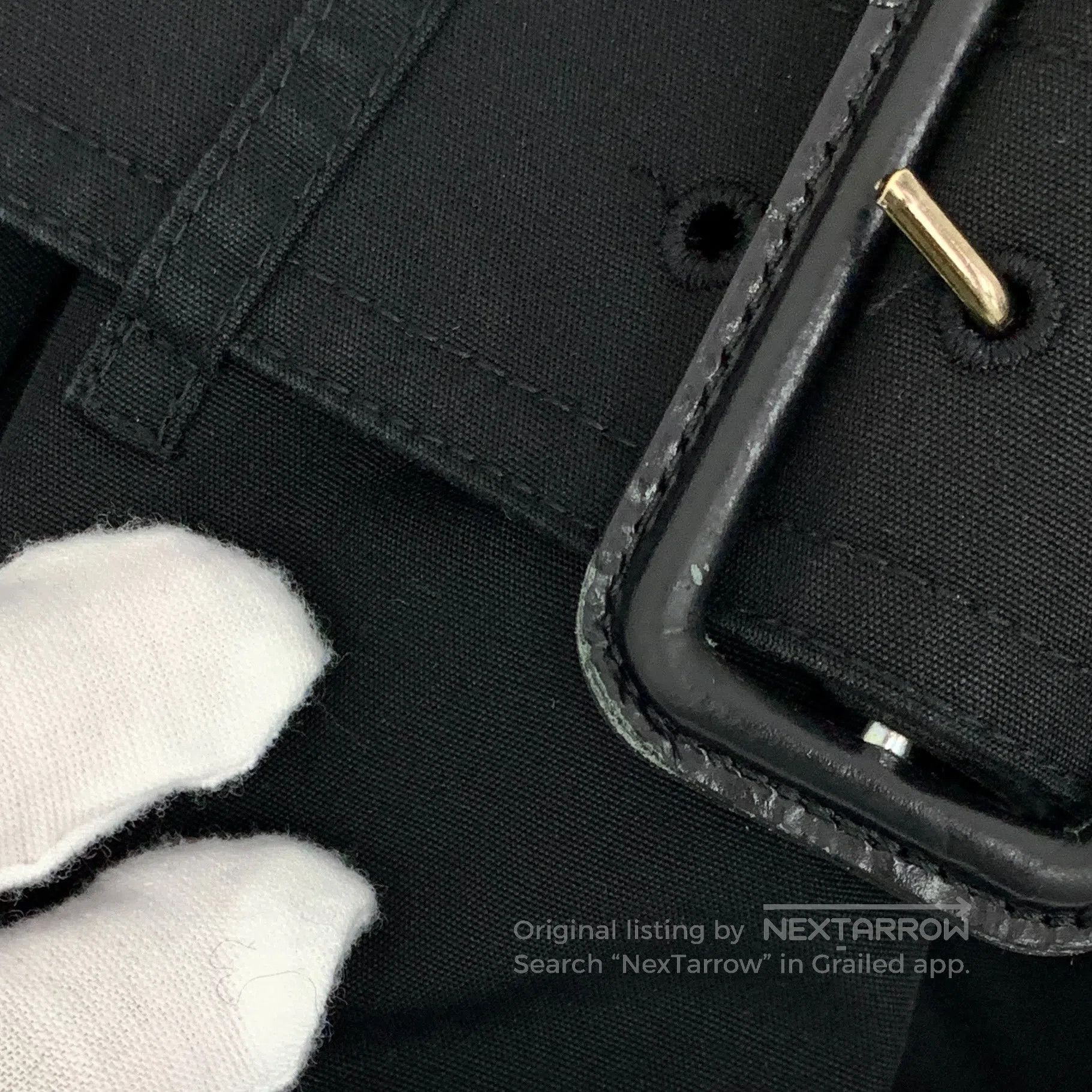 Burberry Burberry Black Lapel Double-breasted Long-sleeve Belted Tr Size XS / US 0-2 / IT 36-38 - 8 Thumbnail