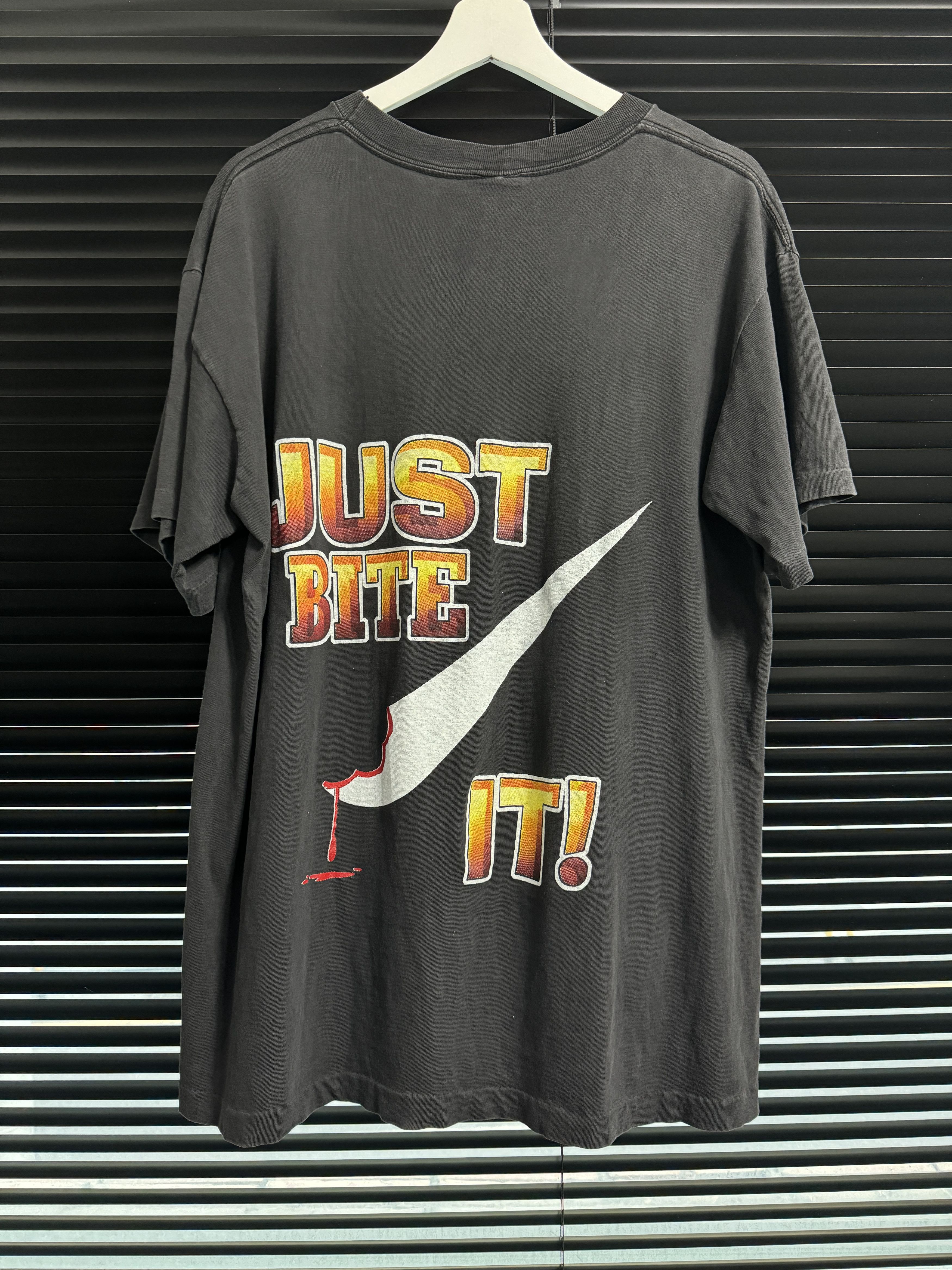 Rap Tees Vintage Iron Mike Tyson Just bite it Shirt Rap tee Size US XL / EU 56 / 4 - 2 Thumbnail