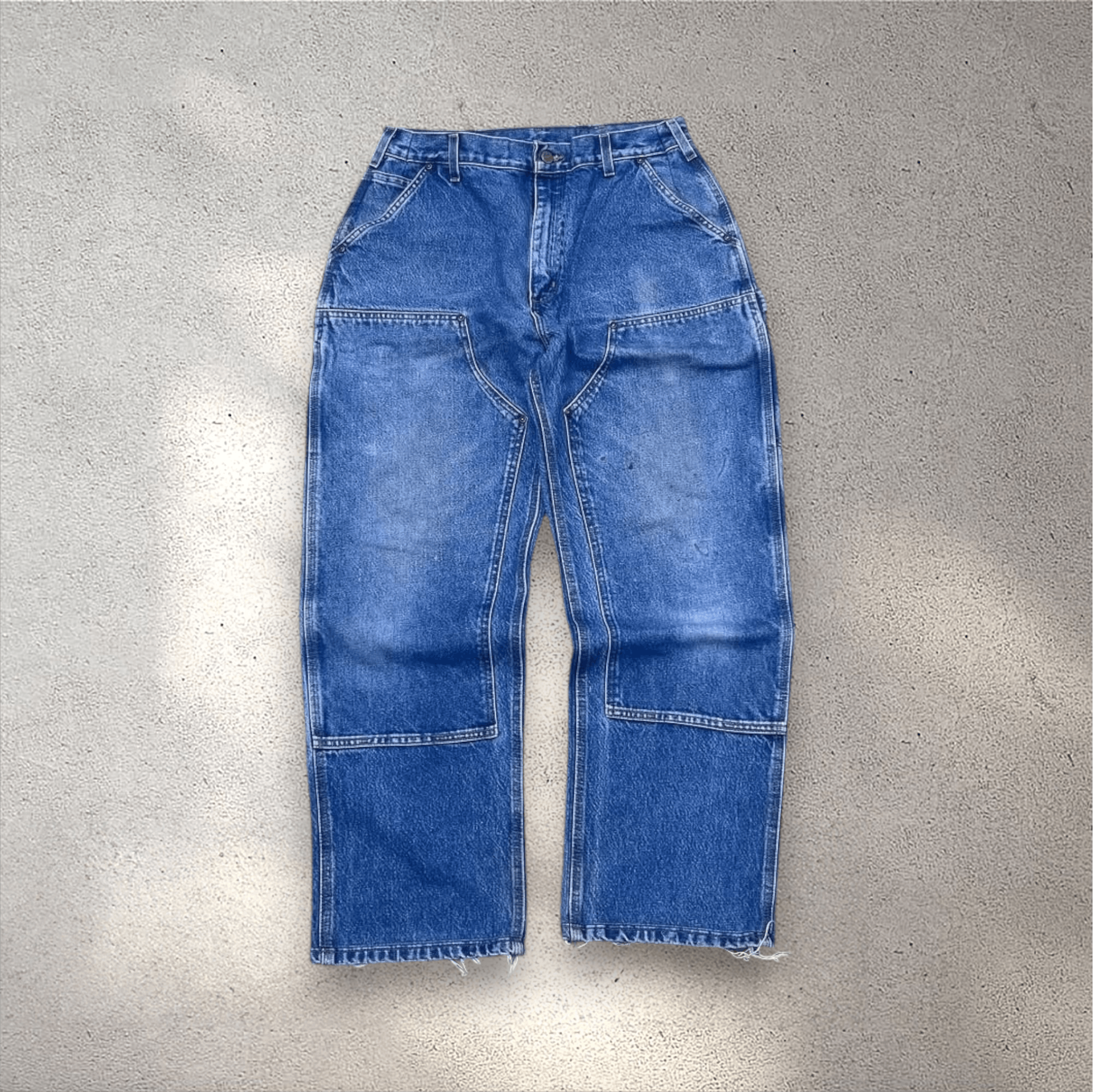 Carhartt × Vintage Vintage 90's Carhartt B73 DST Double Knee Carpenter Denim Size US 36 / EU 52 - 2 Thumbnail