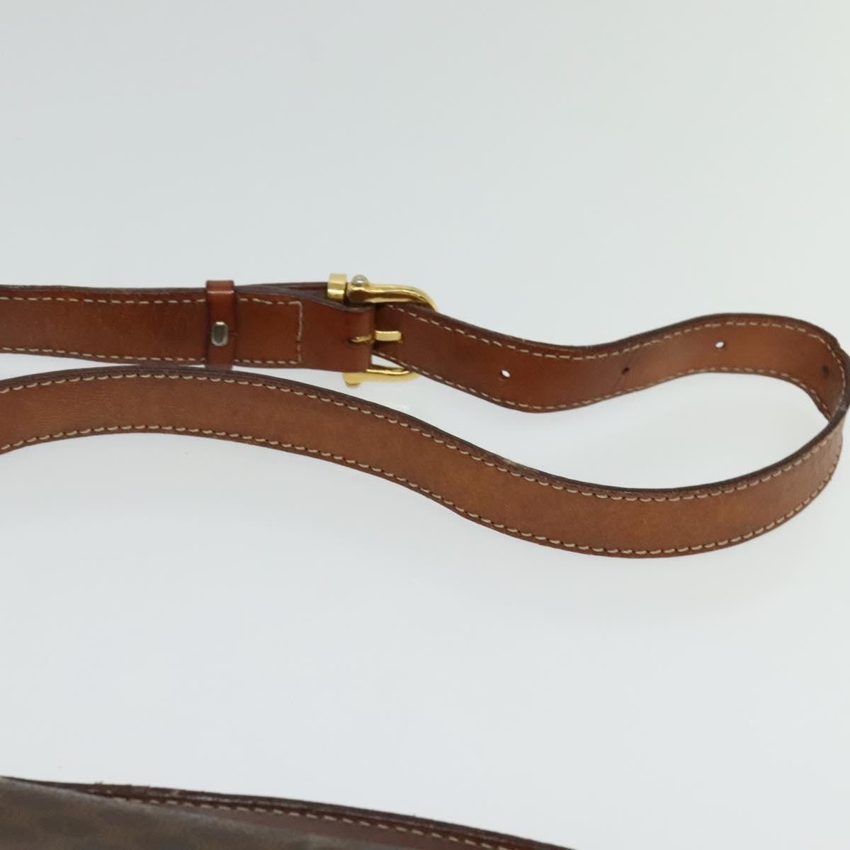Celine CELINE Macadam Canvas Shoulder Bag Pvc Leather Brown Gold Size ONE SIZE - 8 Thumbnail