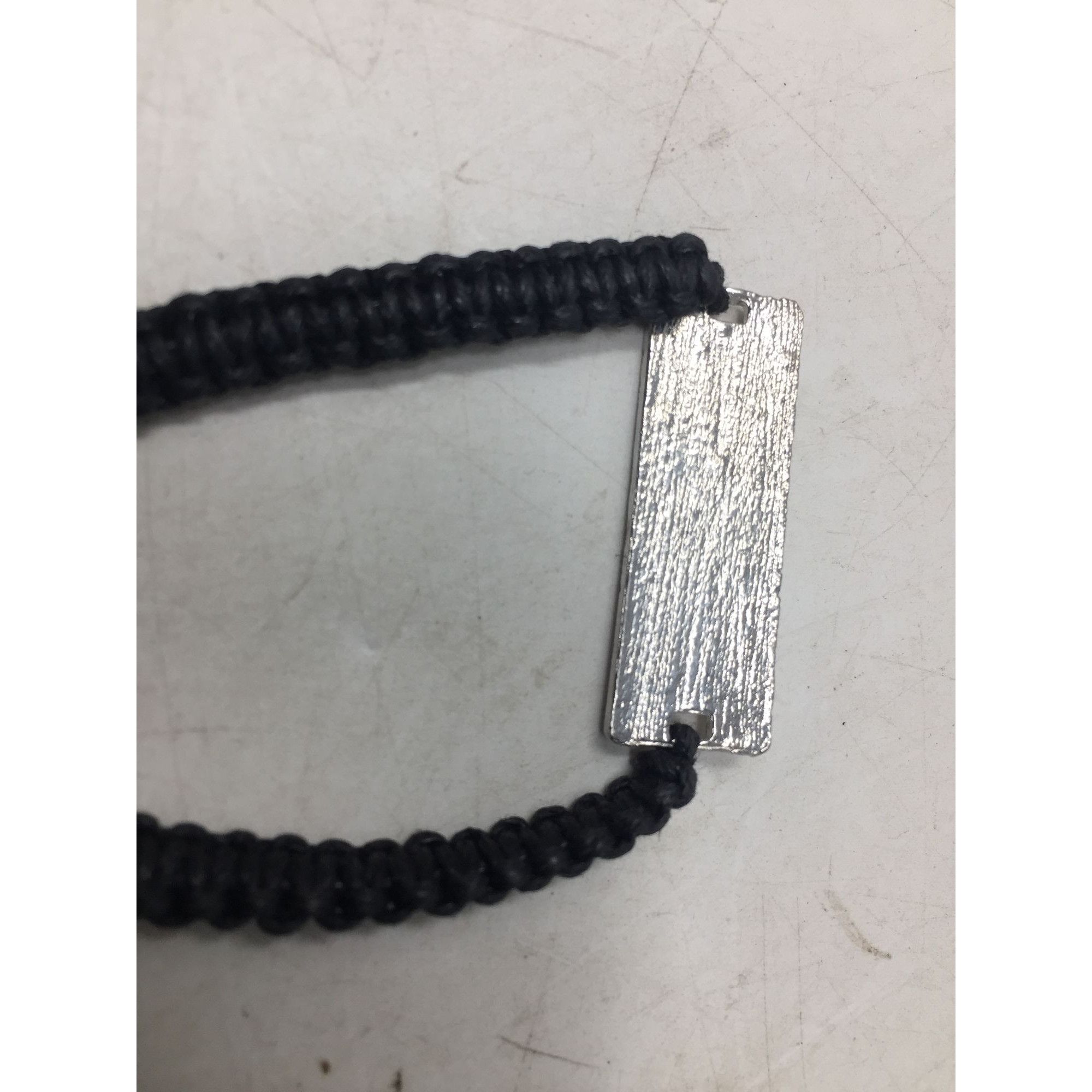 Other Black Bracelet with Silver Tone Pendant that says ''Music'' Size ONE SIZE - 5 Thumbnail