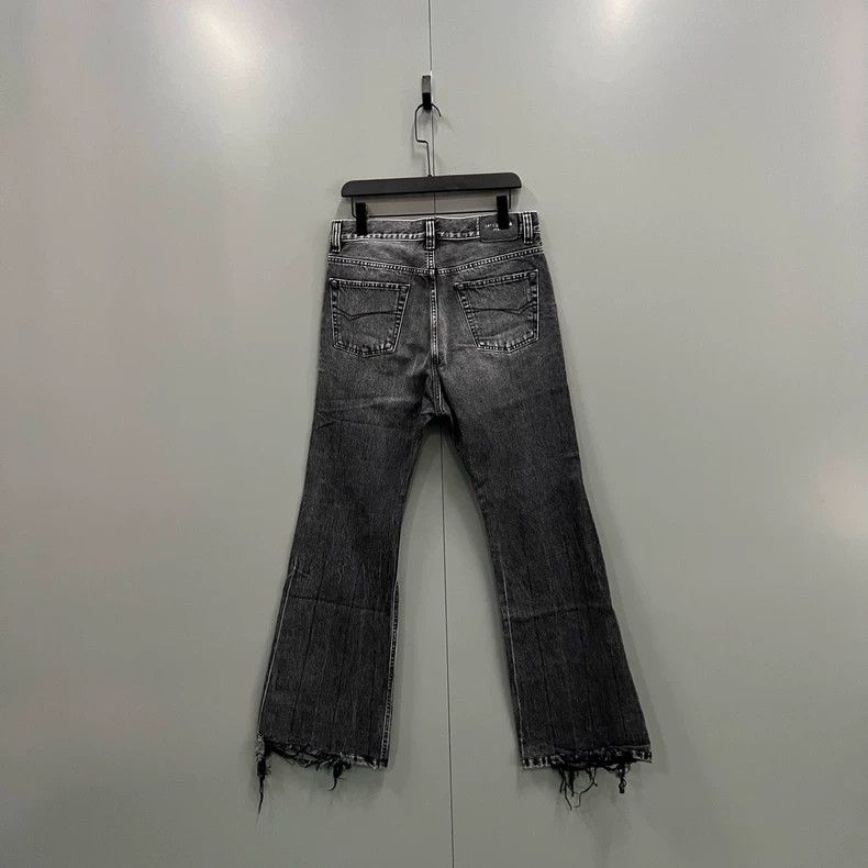 Balenciaga Balenciaga Washed Denim Flare Pants Size US 26 / EU 42 - 1 Thumbnail