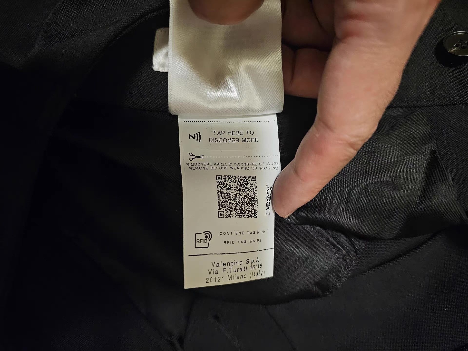 Valentino Valentino Men's Wool Trousers, Q4 Size US 38 / EU 54 - 6 Thumbnail