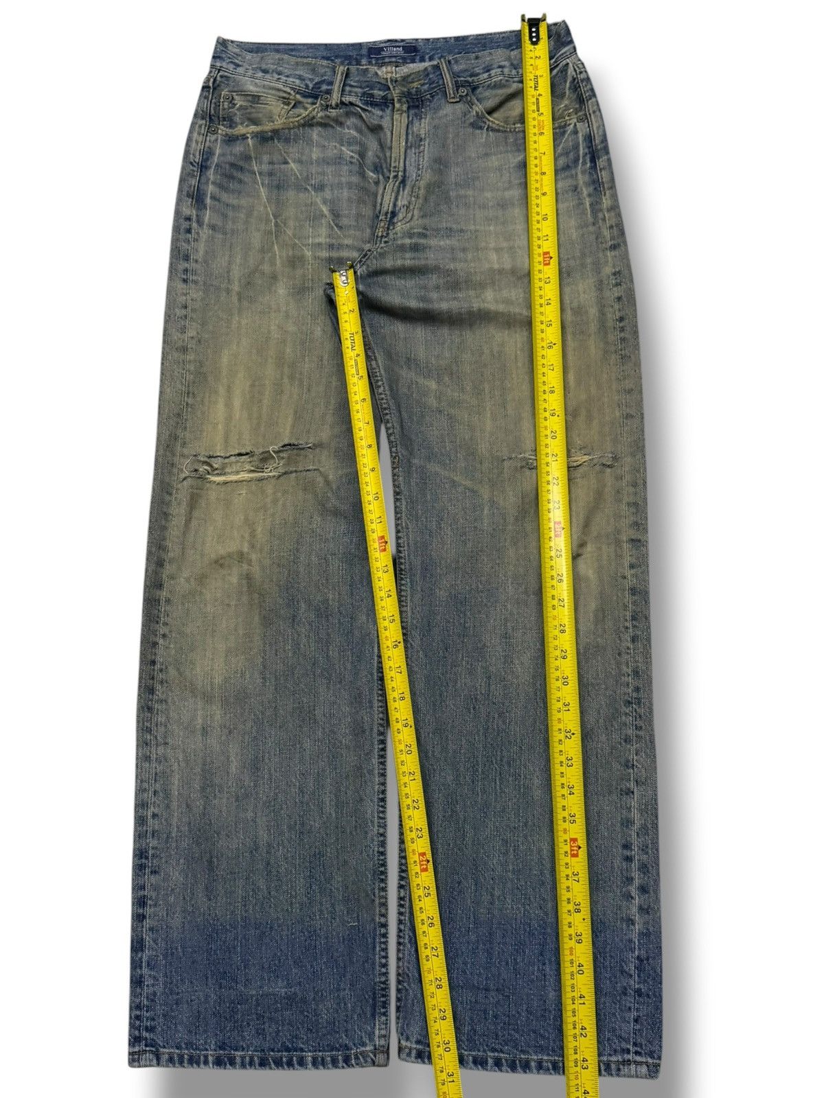 Japanese Brand Vintage Villand Japanese Denim Jeans | Relaxed Wide Fit W32 Size US 32 / EU 48 - 11 Thumbnail