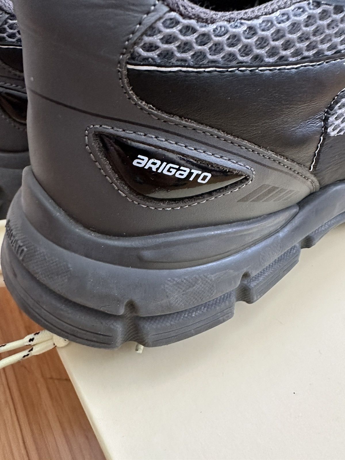 Axel Arigato Axel Arigato Marathon Runner Shoes Grey/ Black Size 11 Size US 11 / EU 44 - 7 Thumbnail