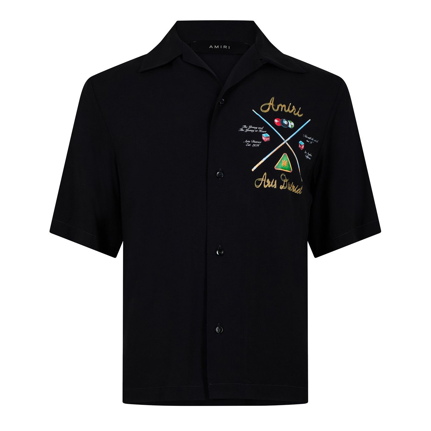 Amiri AMIRI Pool Cue Bowling Shirt Size US M / EU 48-50 / 2 - 1 Thumbnail