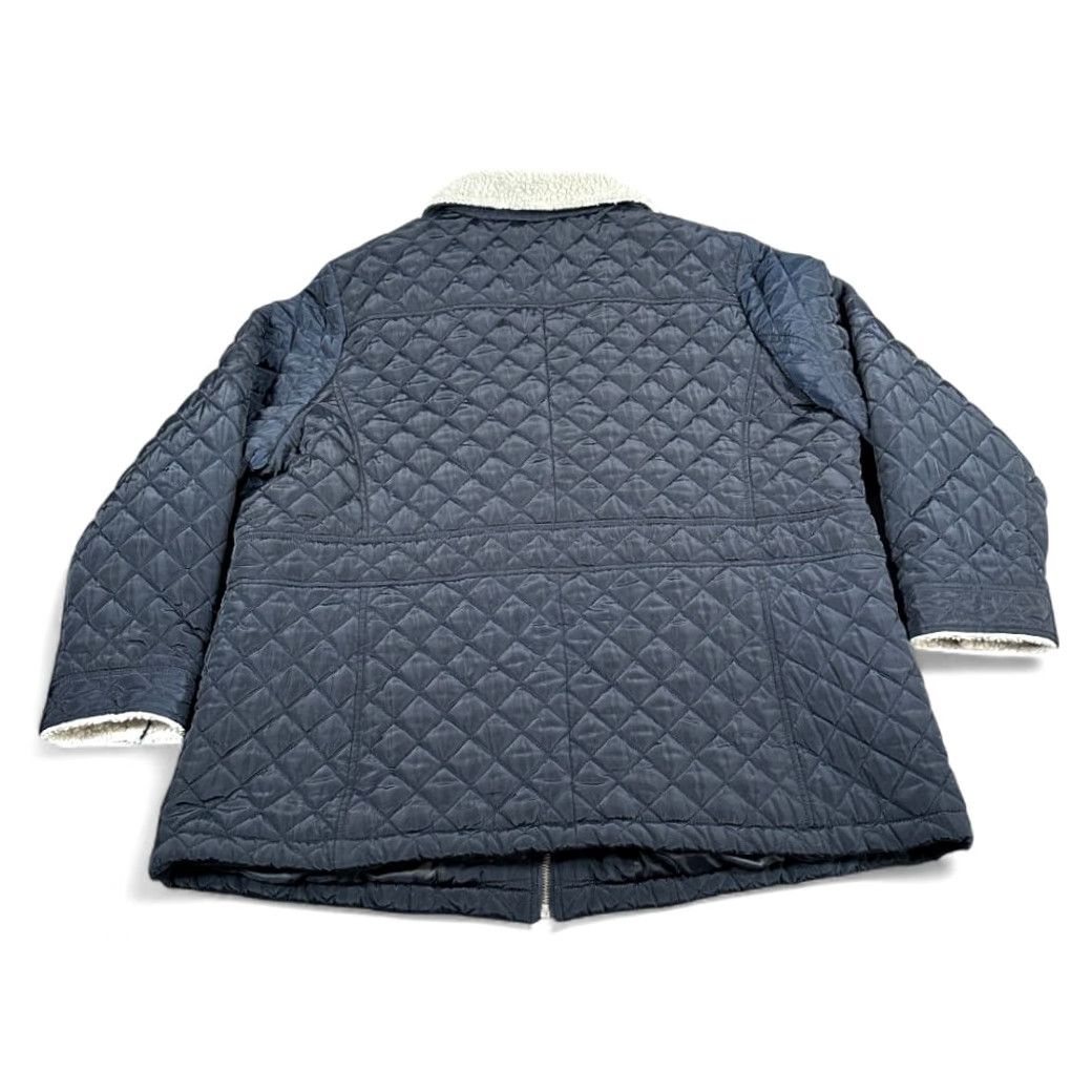 Lucky Brand Lucky Brand Jacket Womens 2XL Blue Quilted Sherpa Zip Insulated Lining Pockets Size XXL / US 16-18 / IT 52-54 - 3 Thumbnail