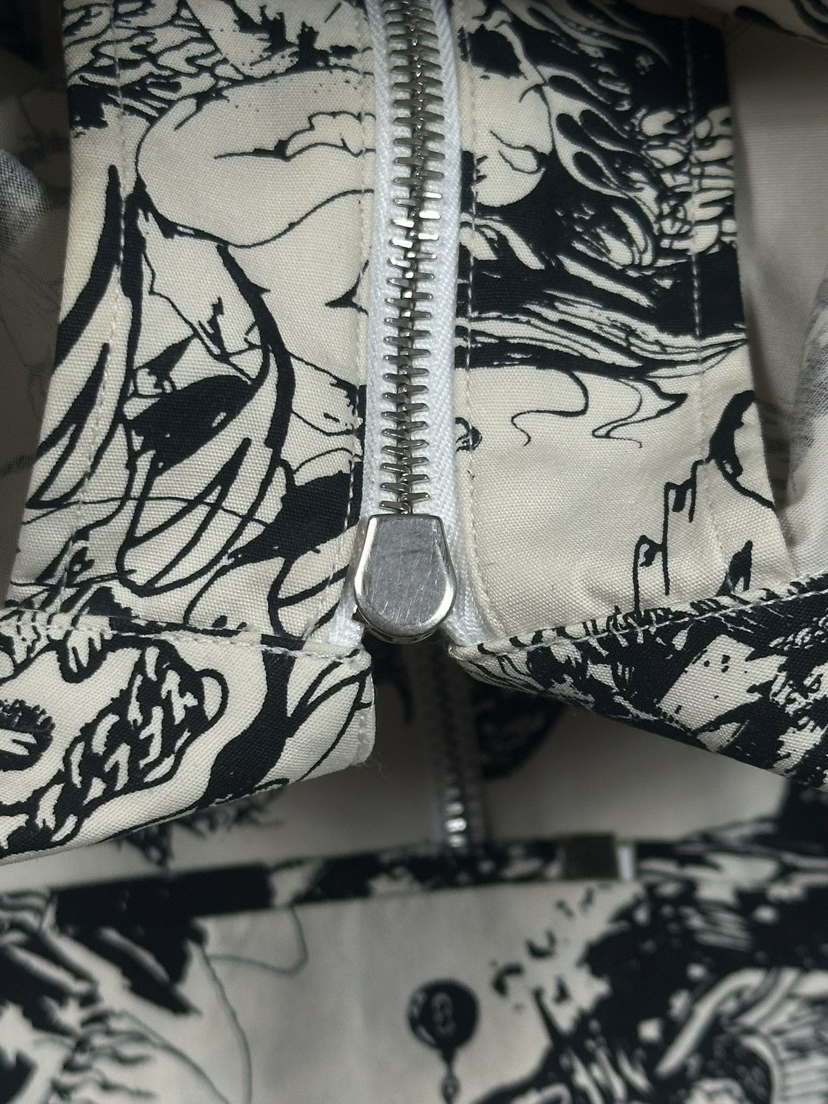 Givenchy Givenchy Tiger Camo Gothic Short Sleeve Zip Shirt Size US L / EU 52-54 / 3 - 10 Thumbnail