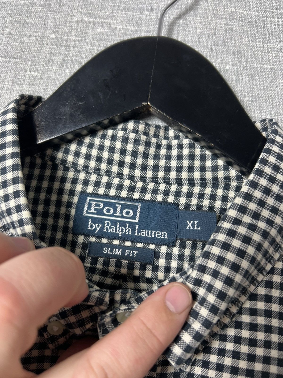 Polo Ralph Lauren Vintage Polo Ralph Lauren Checkered Long Sleeve Button Shirt Size US XL / EU 56 / 4 - 9 Thumbnail