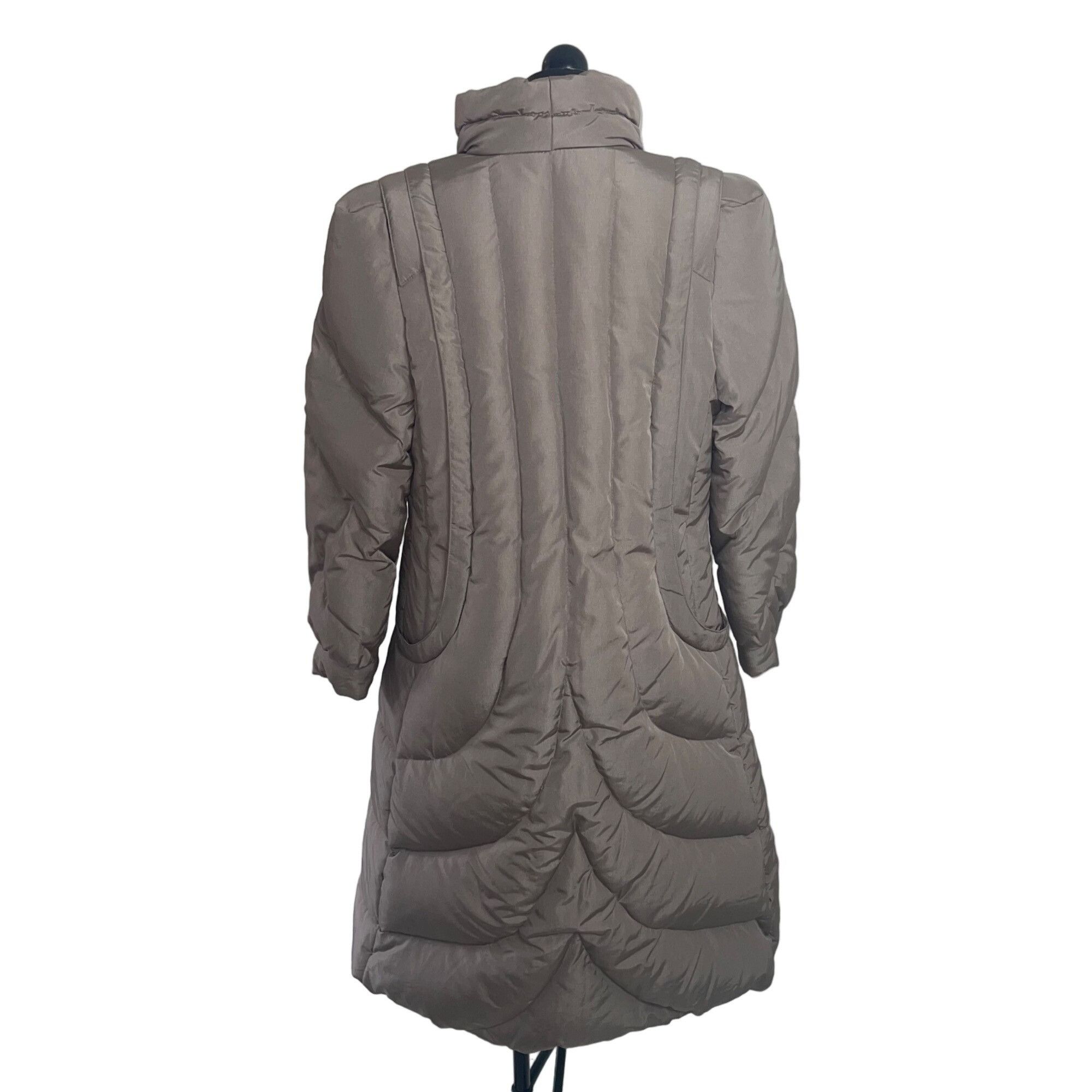 Vintage Gallery Vintage 1980s Womens Coat Size Large Tan Size L / US 10 / IT 46 - 2 Thumbnail