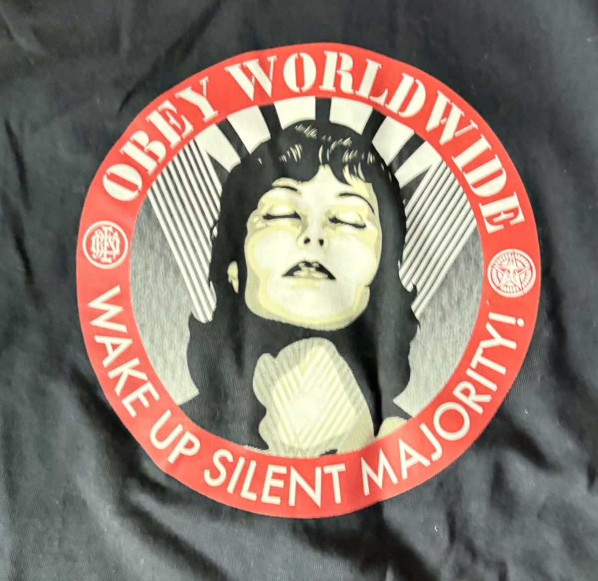 Obey Y2K OBEY Men's Graphic silent majority Short Sleeve Tee Size US L / EU 52-54 / 3 - 2 Thumbnail