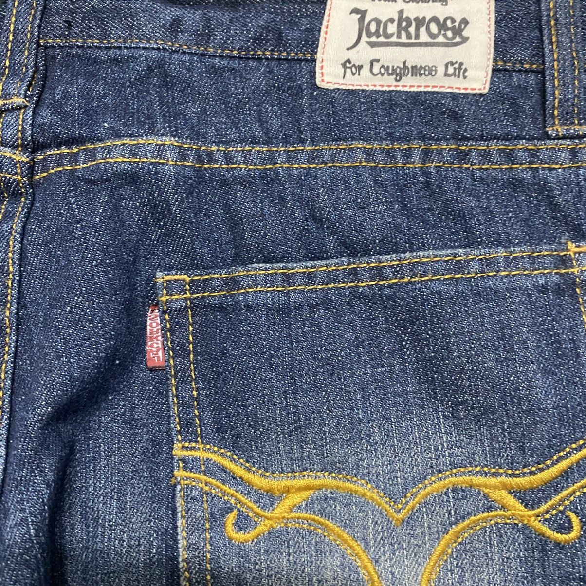 Japanese Brand JACKROSE Denim Flare Jeans Size US 32 / EU 48 - 13 Thumbnail