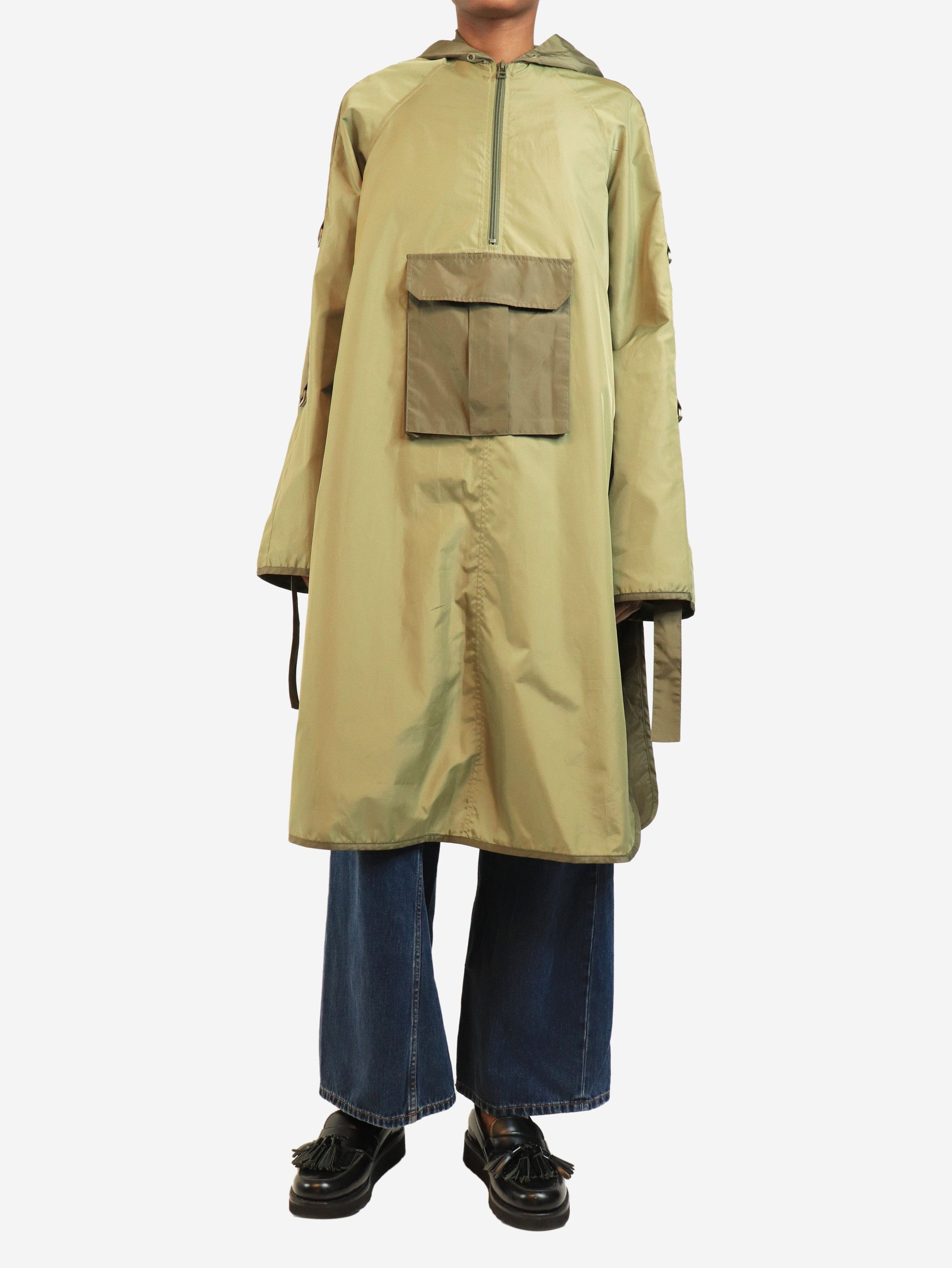 Other Olive ripstop hooded poncho - UK 6 Size XS / US 0-2 / IT 36-38 - 1 Thumbnail