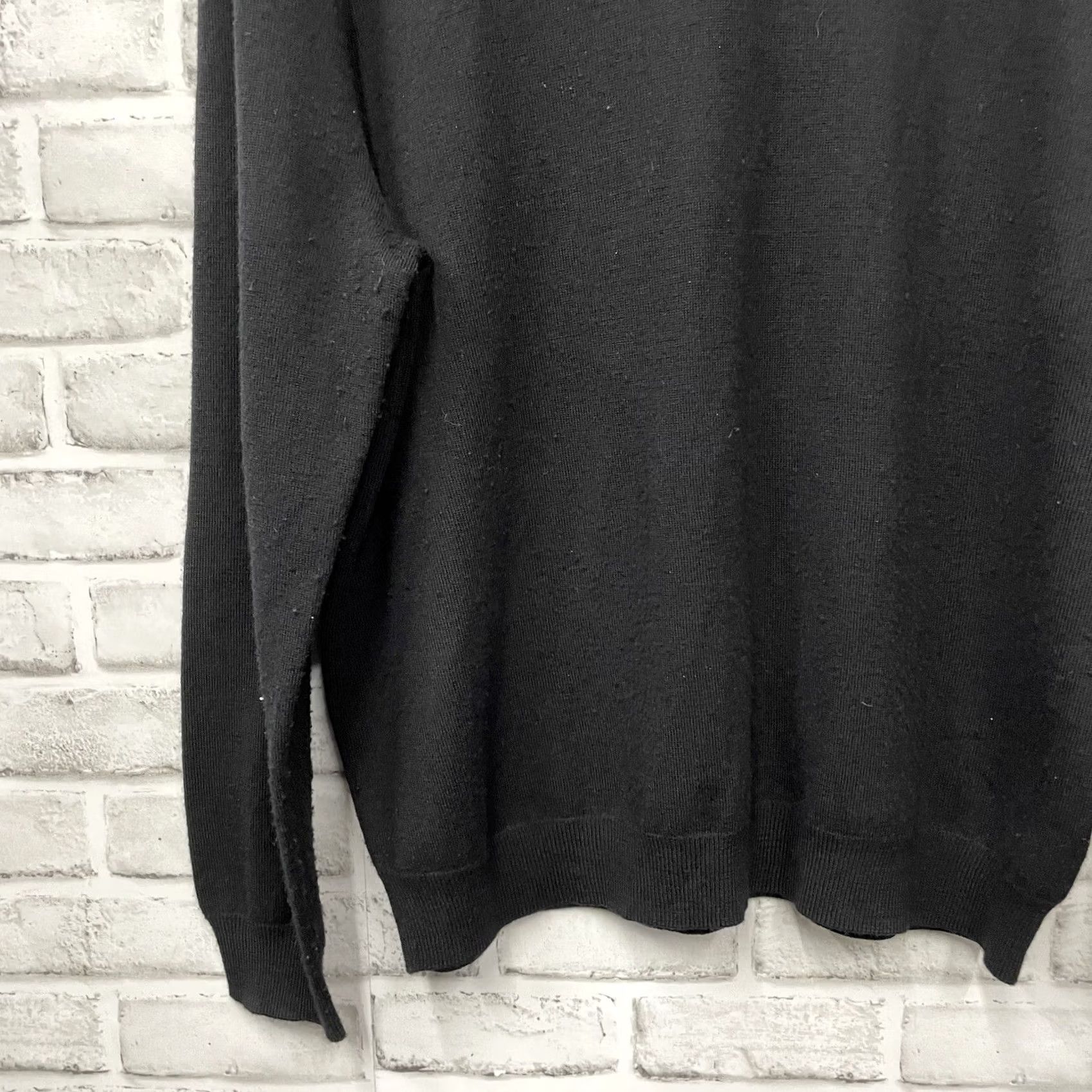 Vintage Daniel Bishop Sweater Mens XL Pullover Merino Wool Black Size US XL / EU 56 / 4 - 3 Thumbnail