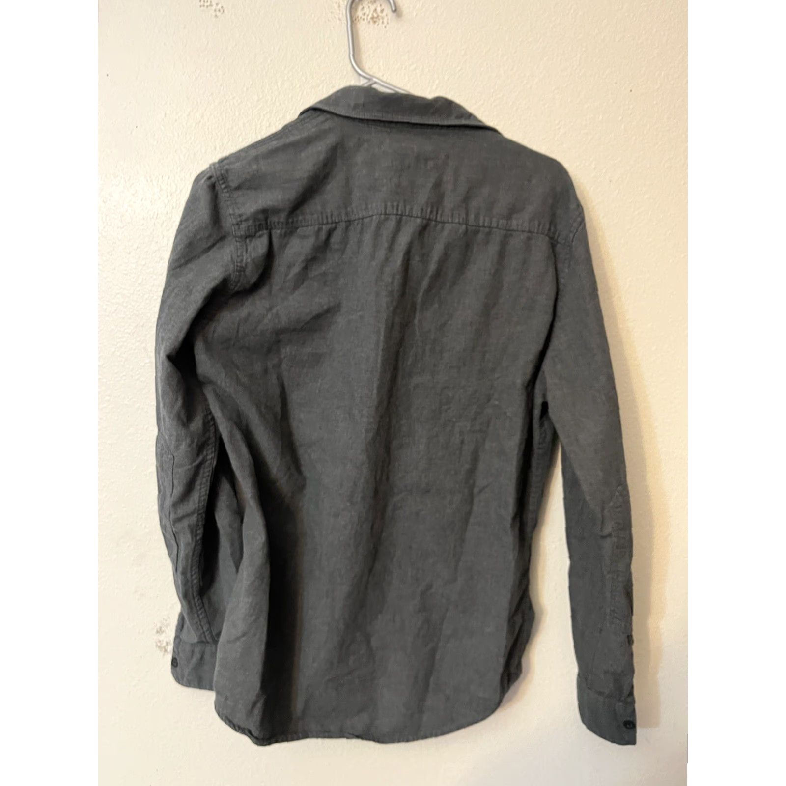 Calvin Klein Calvin Klein CK Shirt Men Button Dress Shirt Gray Size M Size 40R - 3 Thumbnail
