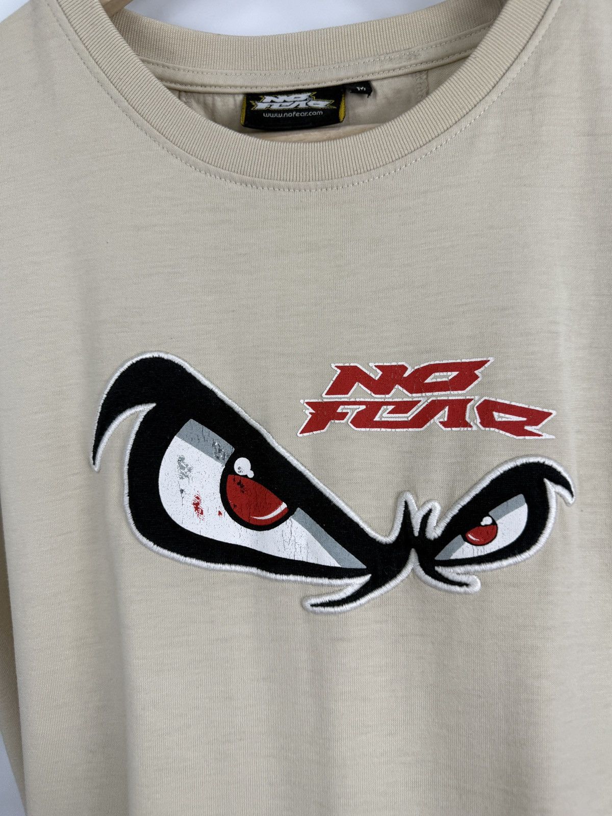 No Fear 🇺🇸💀 Vintage 90s No Fear Big Eyes Y2K T-Shirt Rare Retro Hype Size US M / EU 48-50 / 2 - 10 Thumbnail