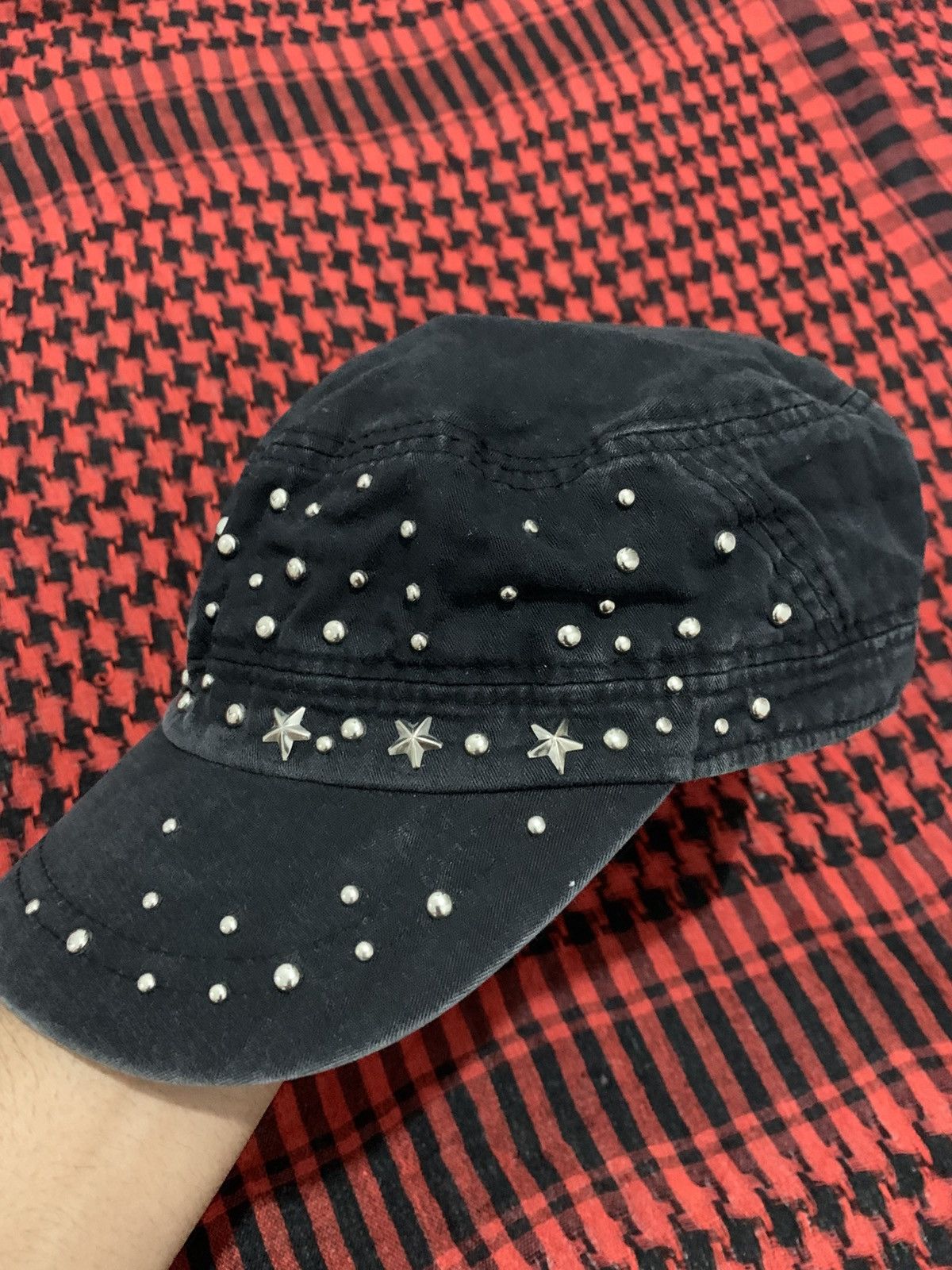 Japanese Brand Catch Catch Studded Commando Hat Punk Rock Vtg Stylish Size ONE SIZE - 3 Thumbnail