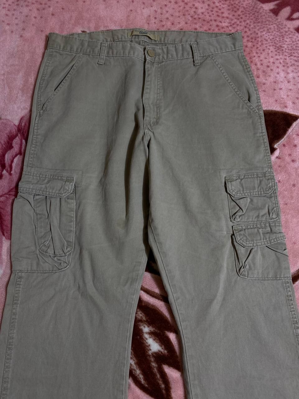 Wrangler Vintage Wrangler Crazy Crash Dirty Baggy Faded Cargo Pants Size US 36 / EU 52 - 15 Thumbnail
