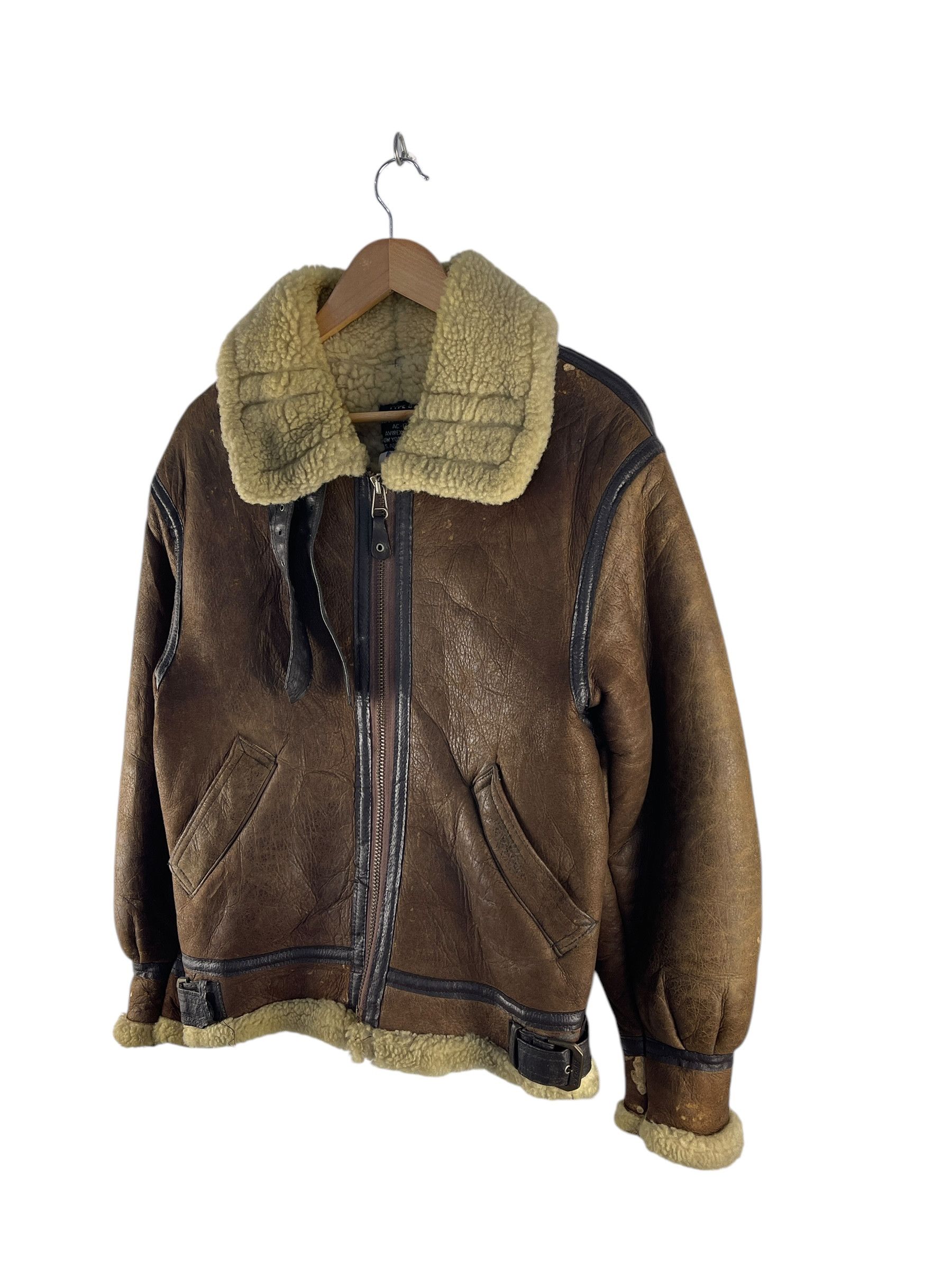 Avirex Vintage Avirex B 3 U.S Army Air Force Sheepskin Jacket Size US S / EU 44-46 / 1 - 5 Thumbnail