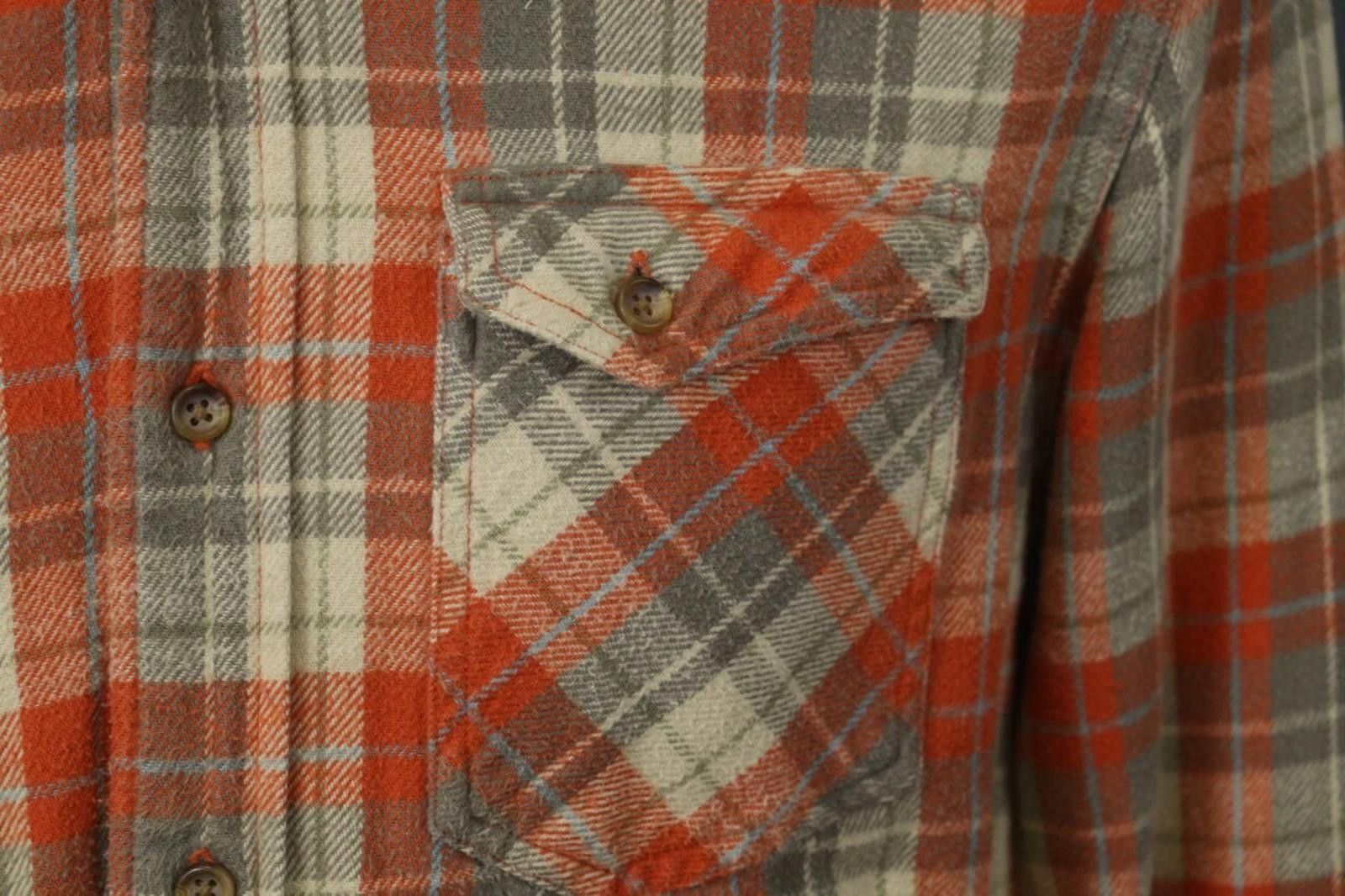 Designer Nudie Jeans Co Multi Plaid Cotton Front Shirt Size L Size US L / EU 52-54 / 3 - 4 Thumbnail