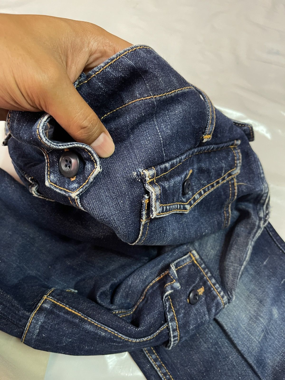 Junya Watanabe Vintage WM-P01 AD2003 Cargo Denim Military Style Size US 30 / EU 46 - 10 Thumbnail