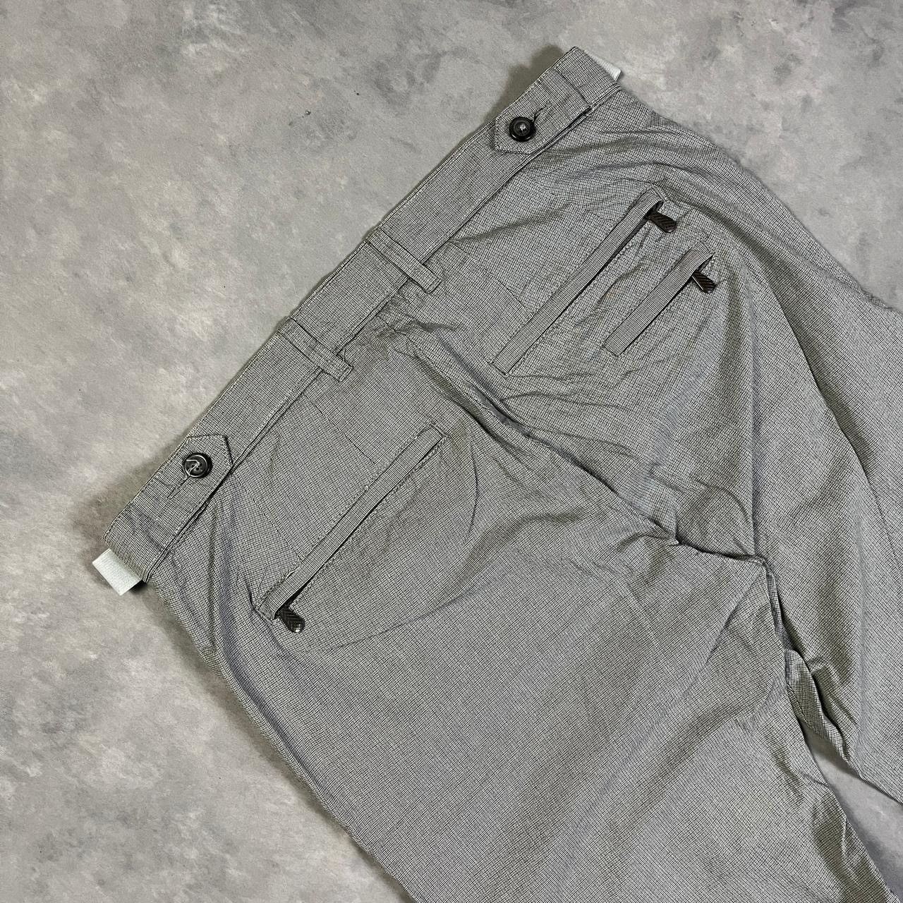 Bottega Veneta 2000s Bottega Veneta Pattern Pleated Wool Blend Trousers Size US 30 / EU 46 - 3 Thumbnail