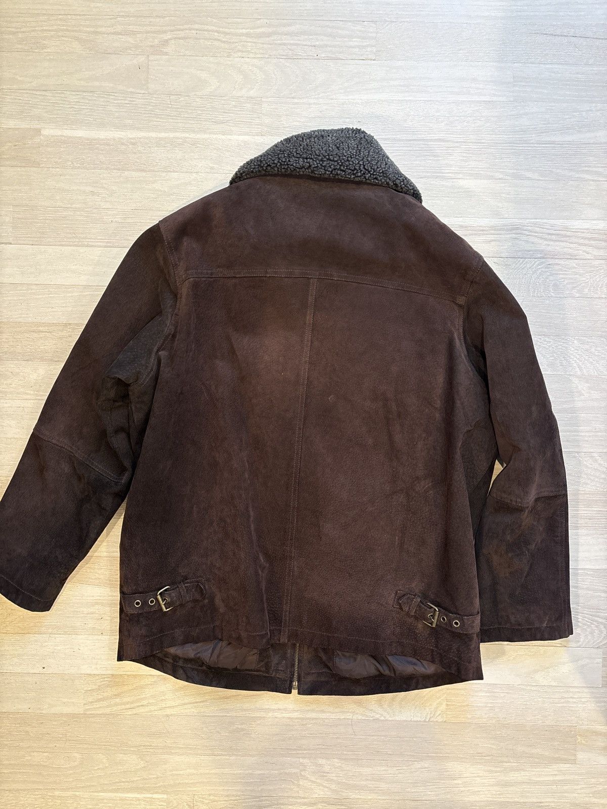 Vintage Vintage moleskin suede shearling jacket Size US M / EU 48-50 / 2 - 3 Thumbnail